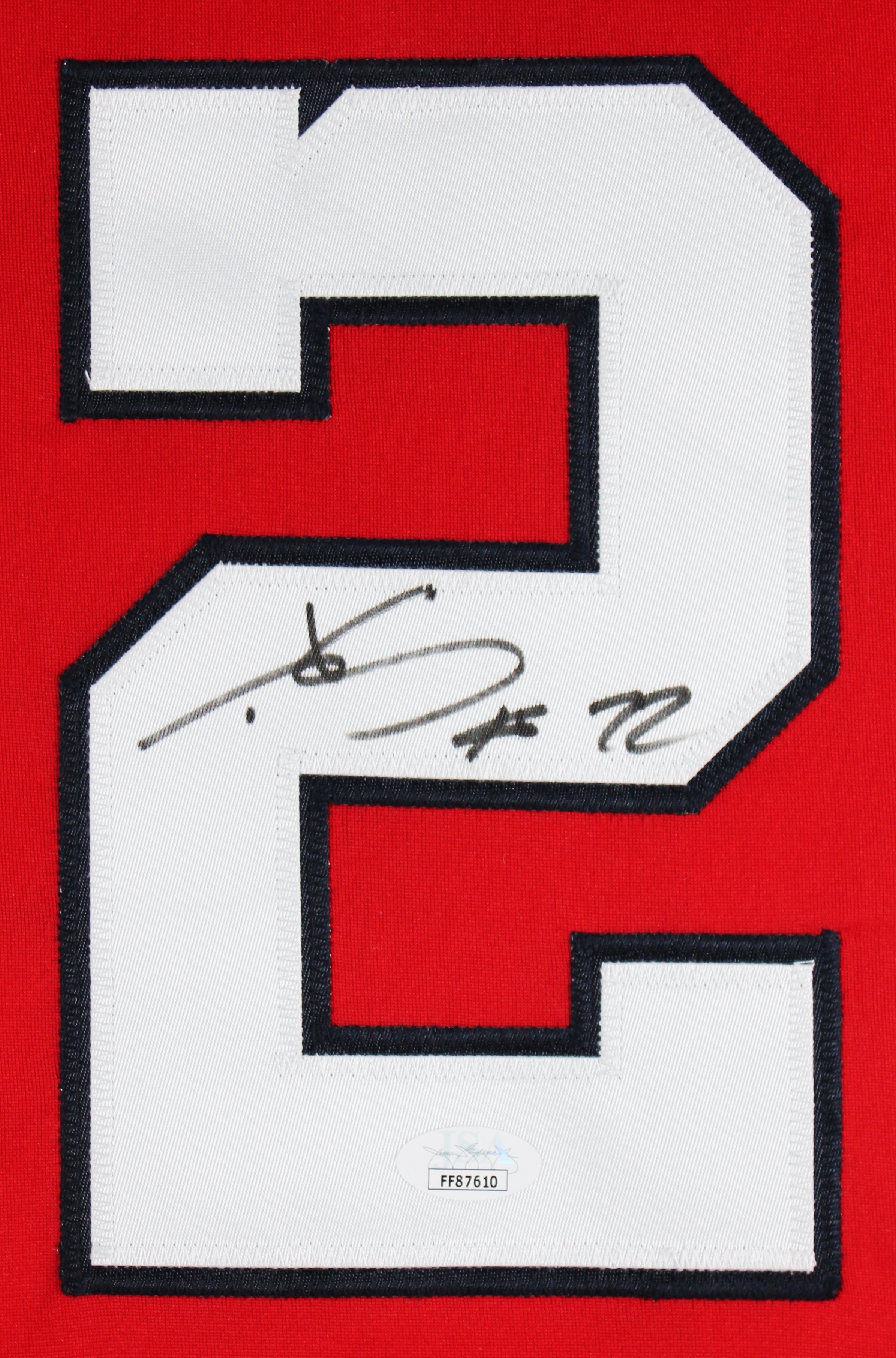 Juan Soto Authentic Signed Red Pro Style Framed Jersey Autographed JSA #FF87610