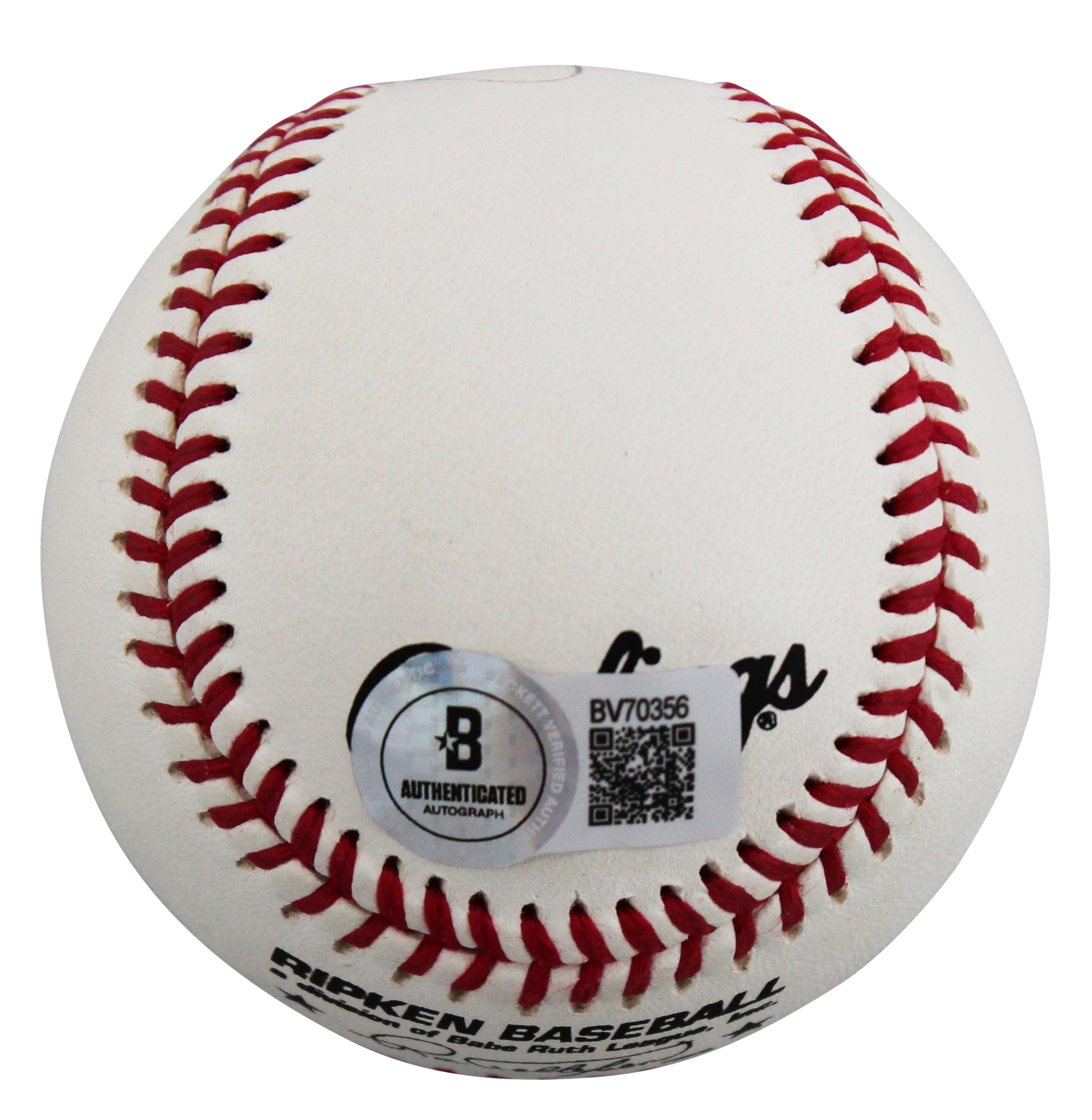 D-Backs Junior Spivey Authentic Signed Rawlings Ripken Baseball BAS #BV70356