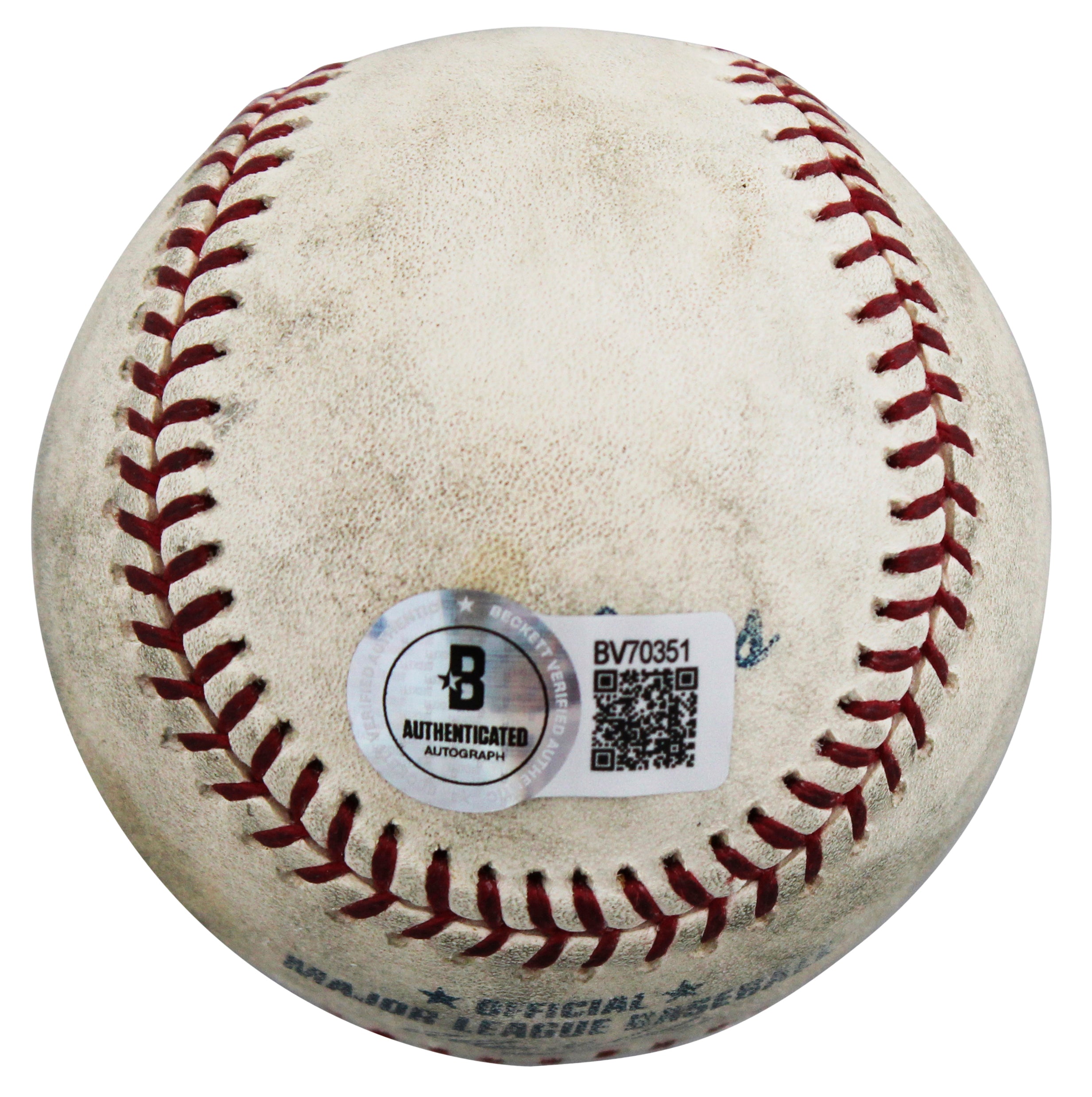 Padres Brian Giles Authentic Signed Game Used Selig OML Baseball BAS #BV70351