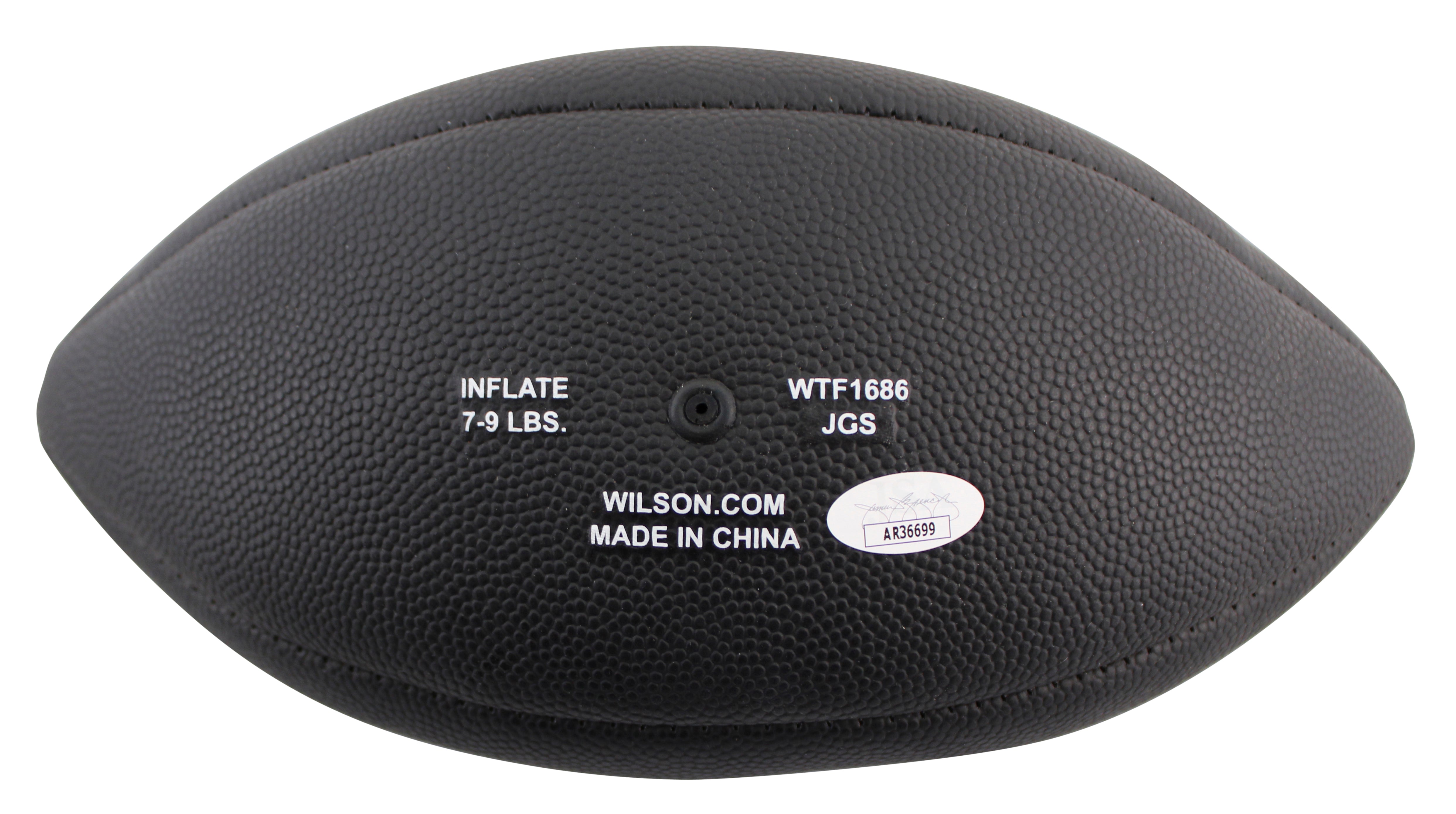49ers Navorro Bowman Signed Wilson Youth Super Bowl XLIX Football JSA #AR36699