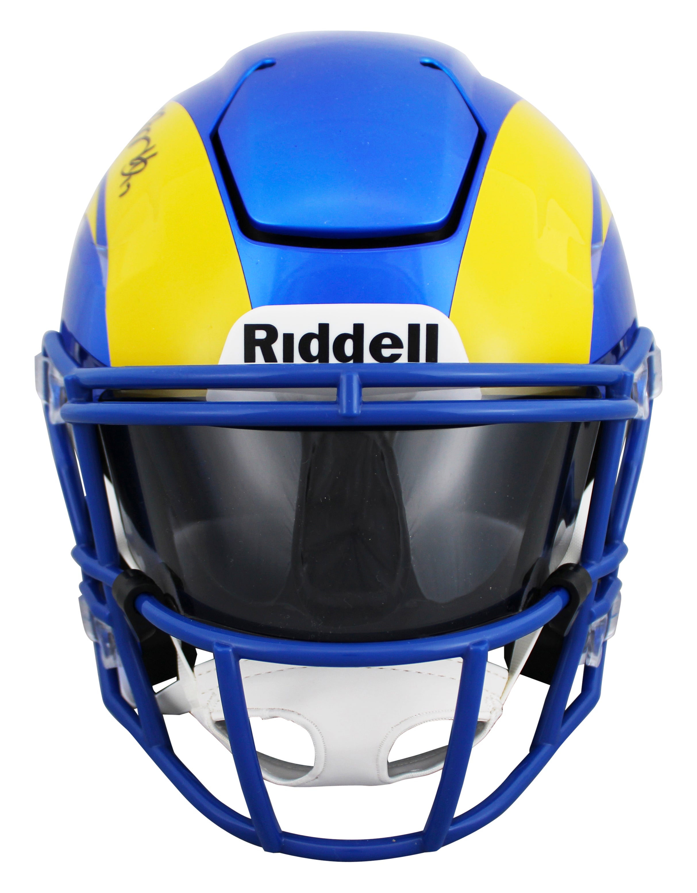 Rams Davante Adams Authentic Signed Speed Flex Midi Replica Mid Size Helmet BAS
