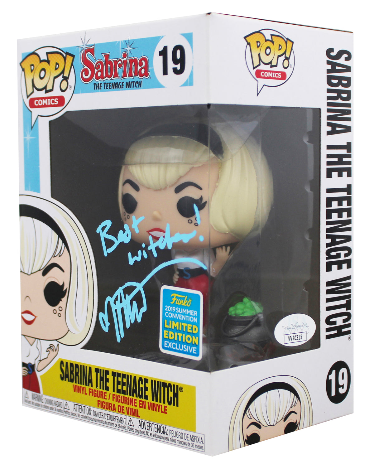 Melissa Joan Hart Sabrina The Teenage Witch Signed #19 Funko Pop Figure JSA