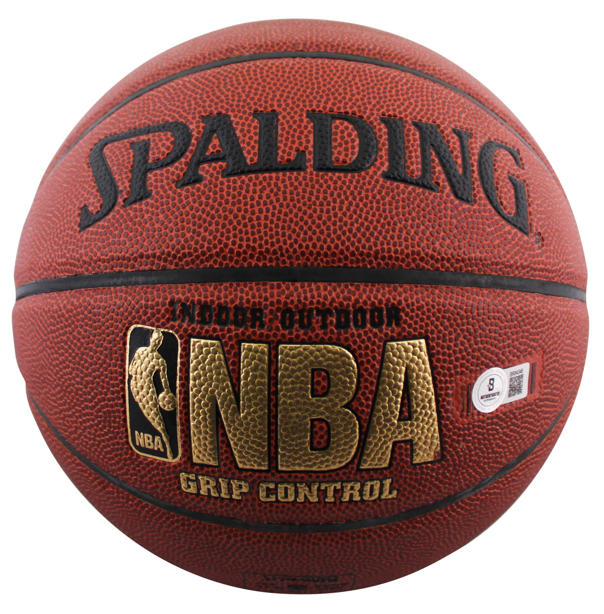 76ers Allen Iverson Authentic Signed Spalding I/O Basketball BAS #BR84346