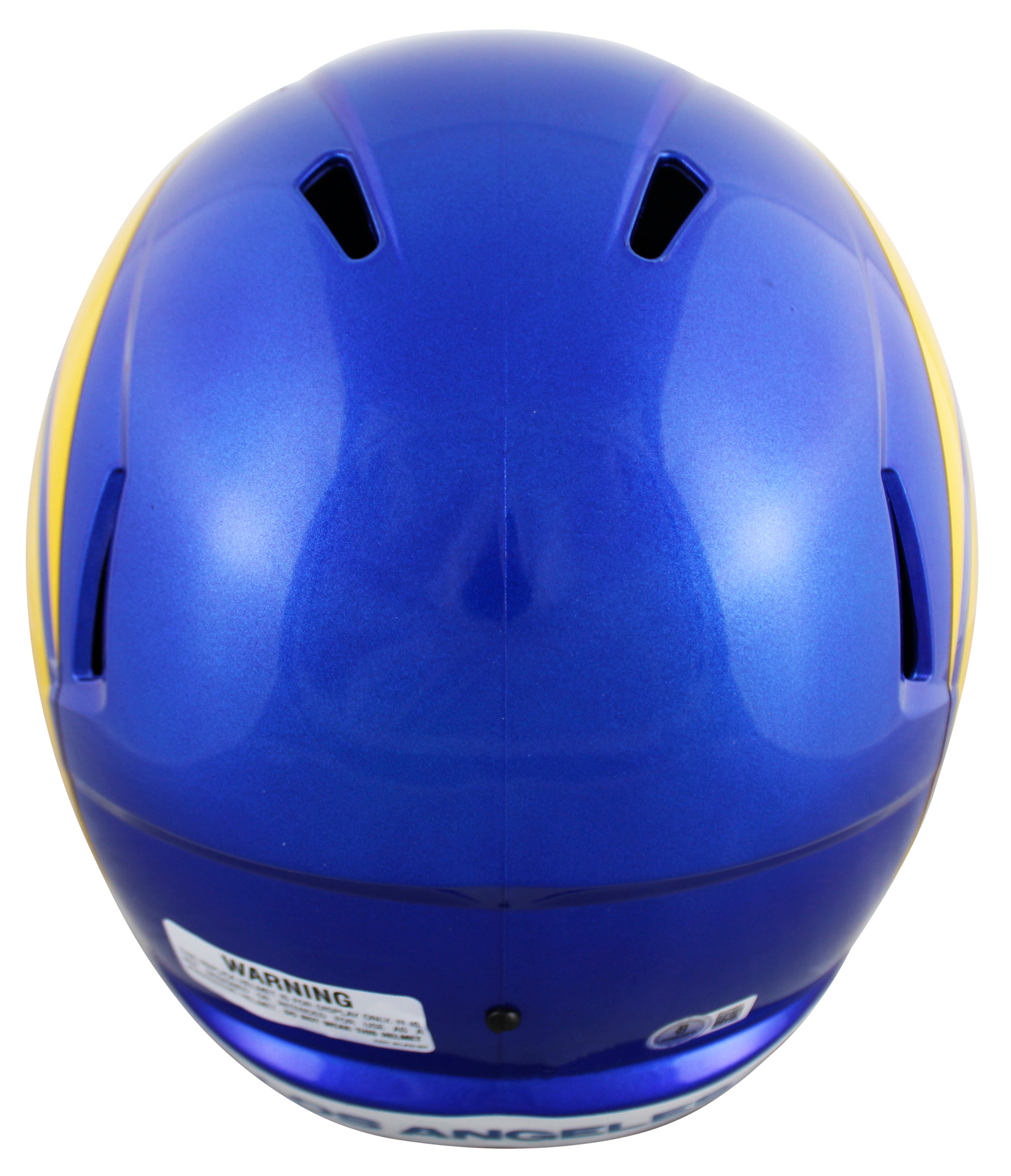 Rams Aaron Donald Authentic Signed Full Size Speed Rep Helmet W/ Case BAS
