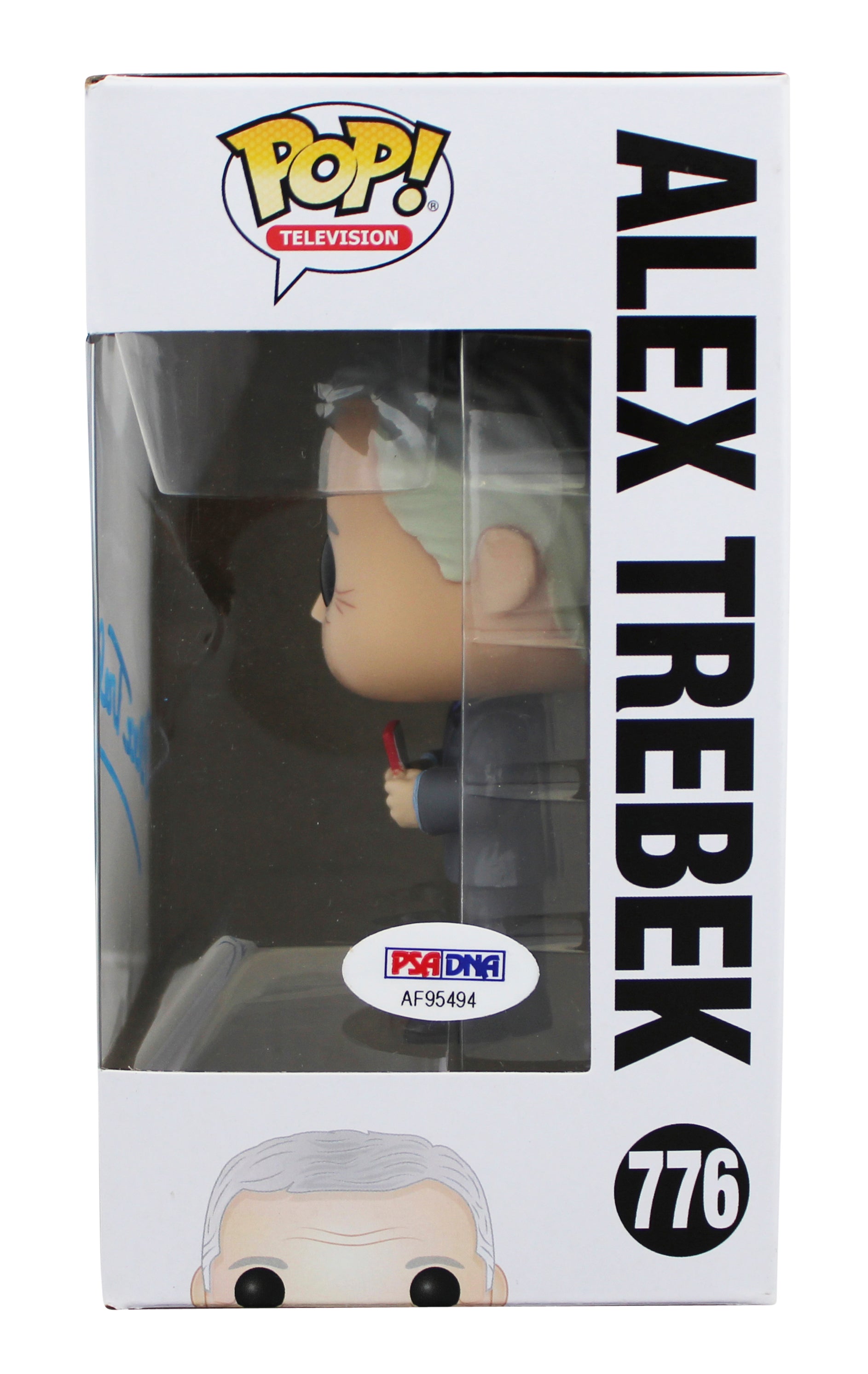 Alex Trebek Jeopardy! Signed #776 Funko Pop Vinyl Figure PSA/DNA #AF95494