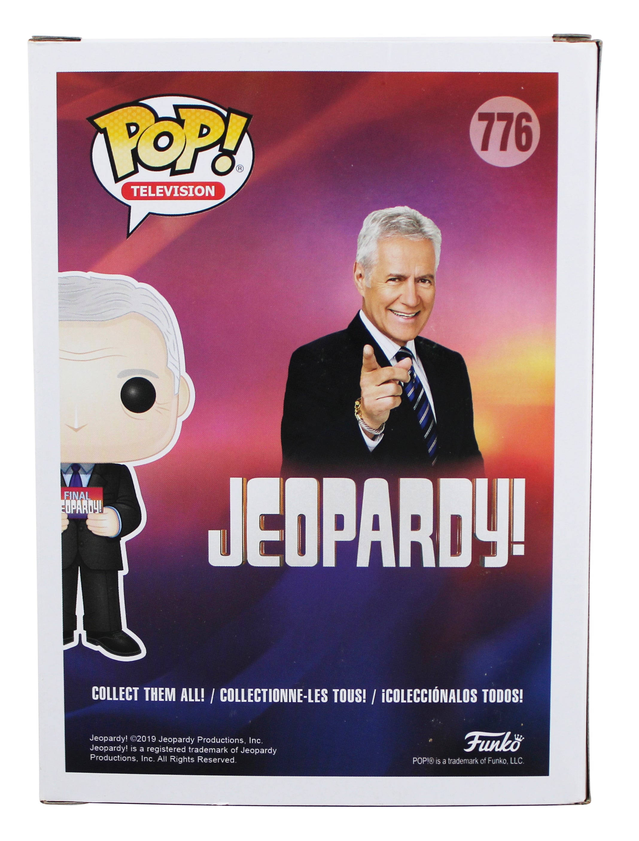 Alex Trebek Jeopardy! Signed #776 Funko Pop Vinyl Figure PSA/DNA #AF95494