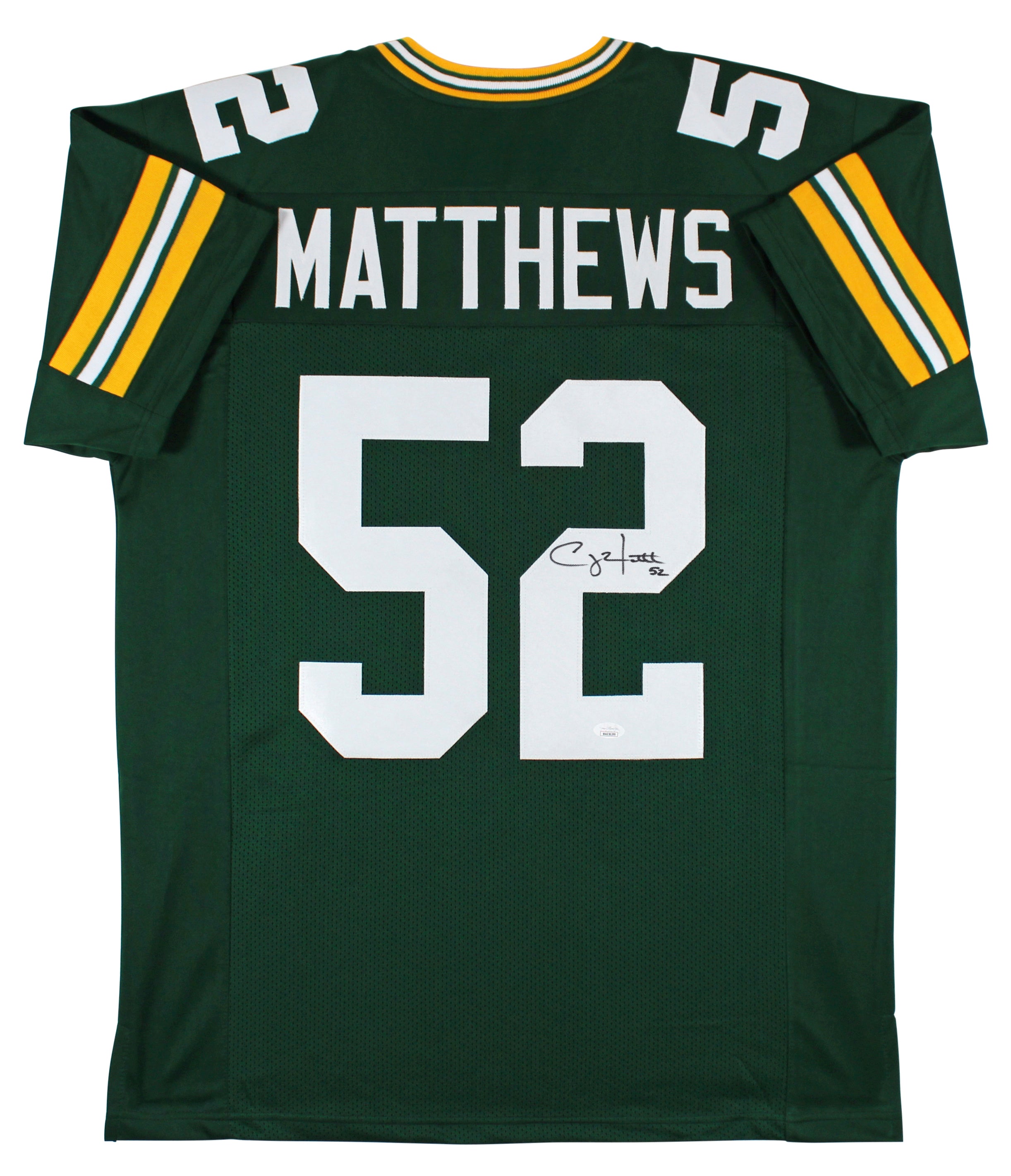 Clay Matthews III Authentic Signed Green Pro Style Jersey Autographed JSA 2