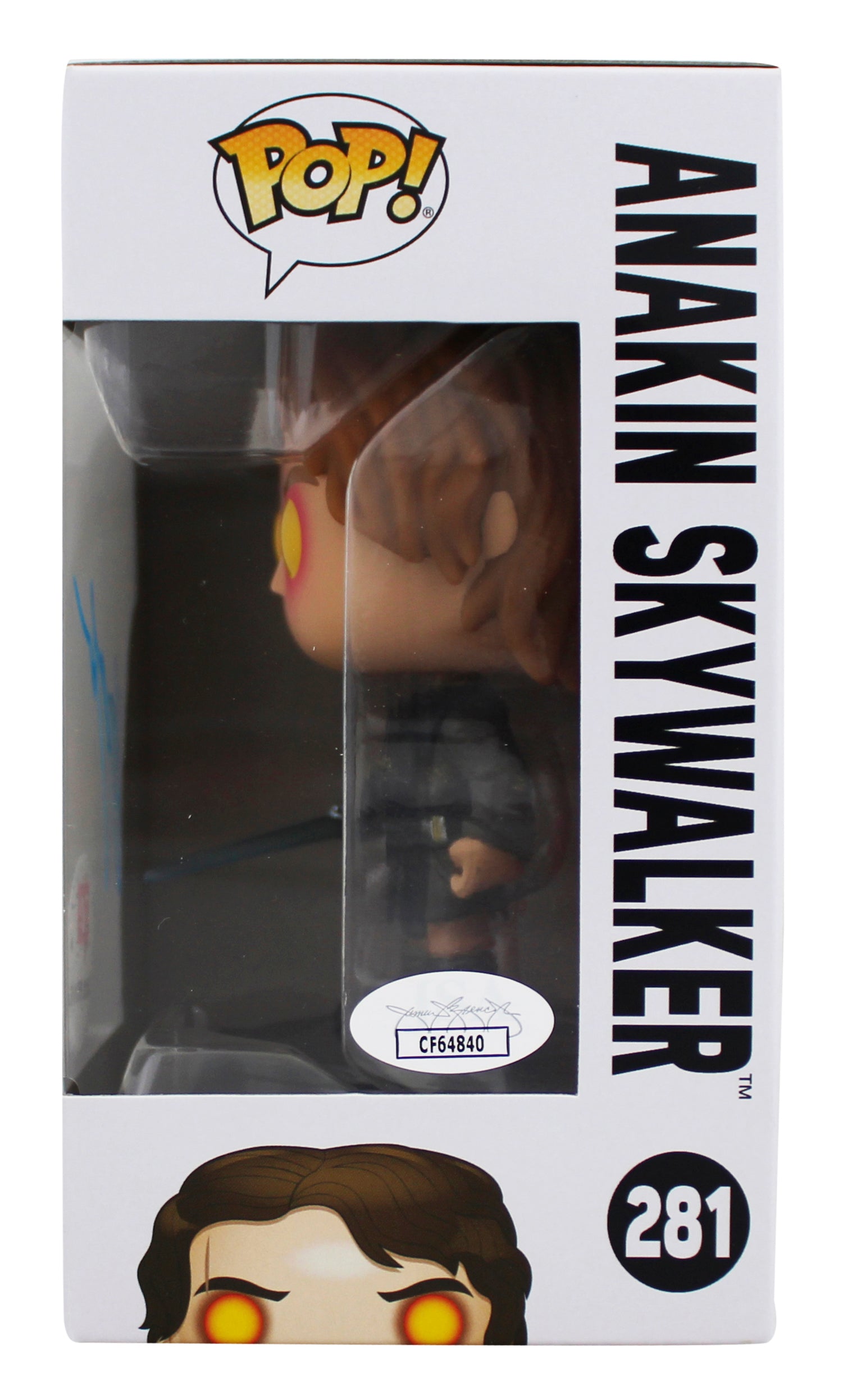 Hayden Christensen Star Wars Signed Anakin #281 Funko Pop Figure JSA #CF64840