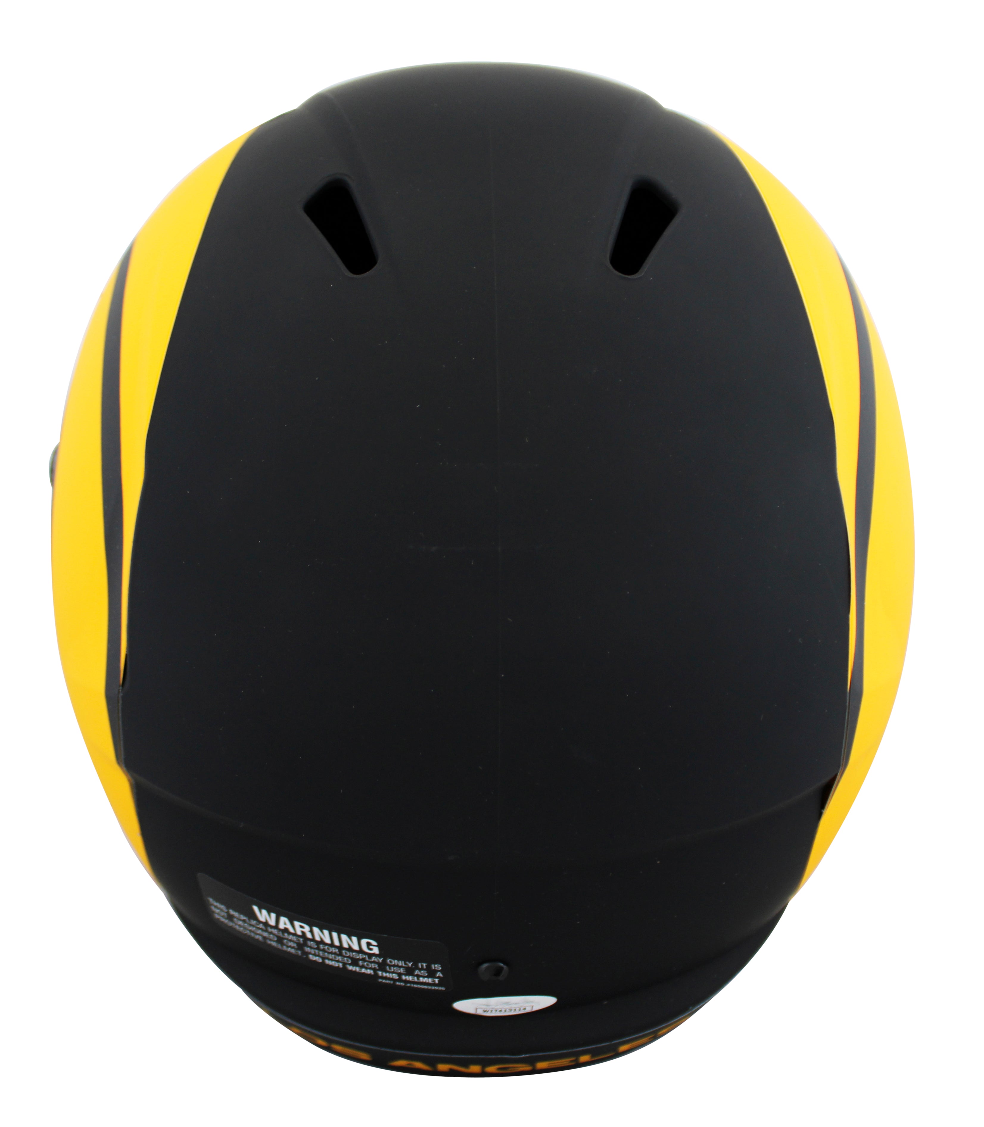 Rams Aaron Donald "3x DPOY" Signed Eclipse Full Size Speed Rep Helmet JSA Wit