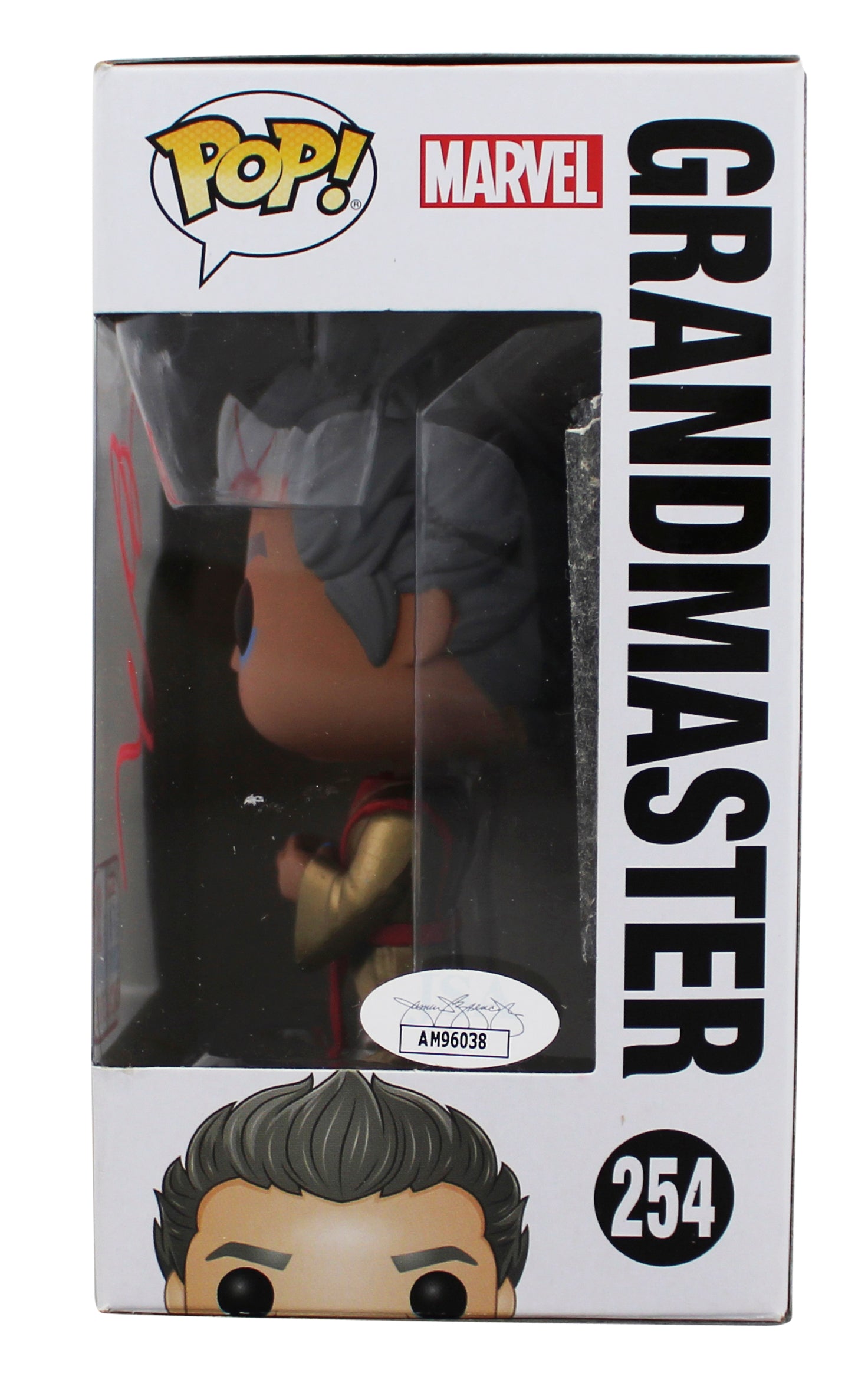 Jeff Goldblum Thor Signed Grandmaster #254 Funko Pop Vinyl Figure JSA #AM96038