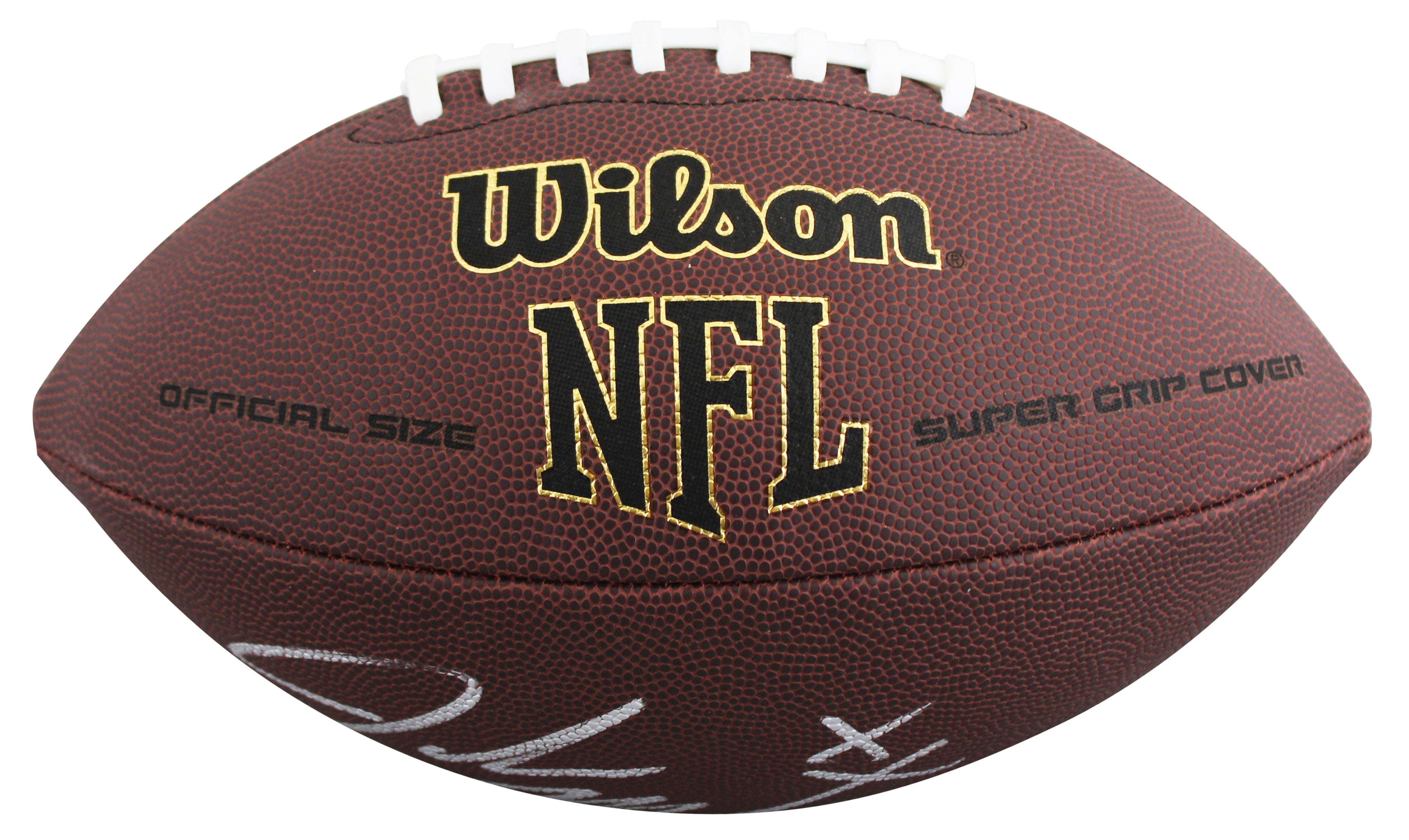 Oklahoma John Mateer Signed Wilson Super Grip Football W/ Case BAS Witnessed