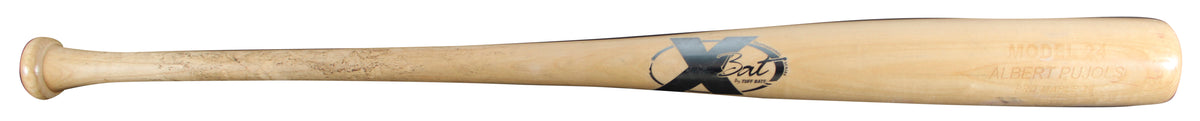 Cardinals Albert Pujols Game Used X Bat Model 24 Pro Maple Player Model Bat PSA