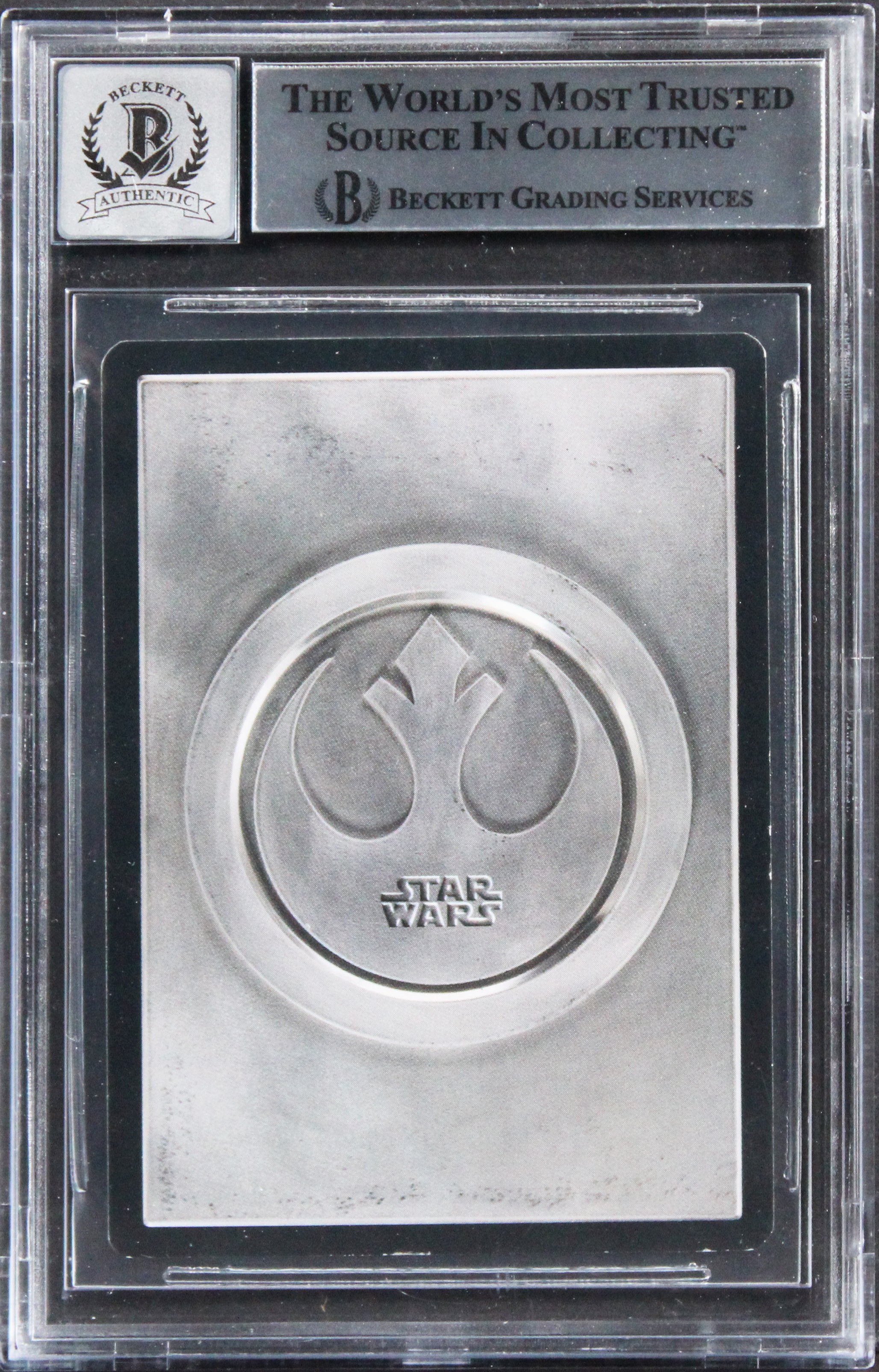 (3) Baker, Daniels +1 Signed 1995 Star Wars Prem Unl #249 Card Auto 10 BAS Slab