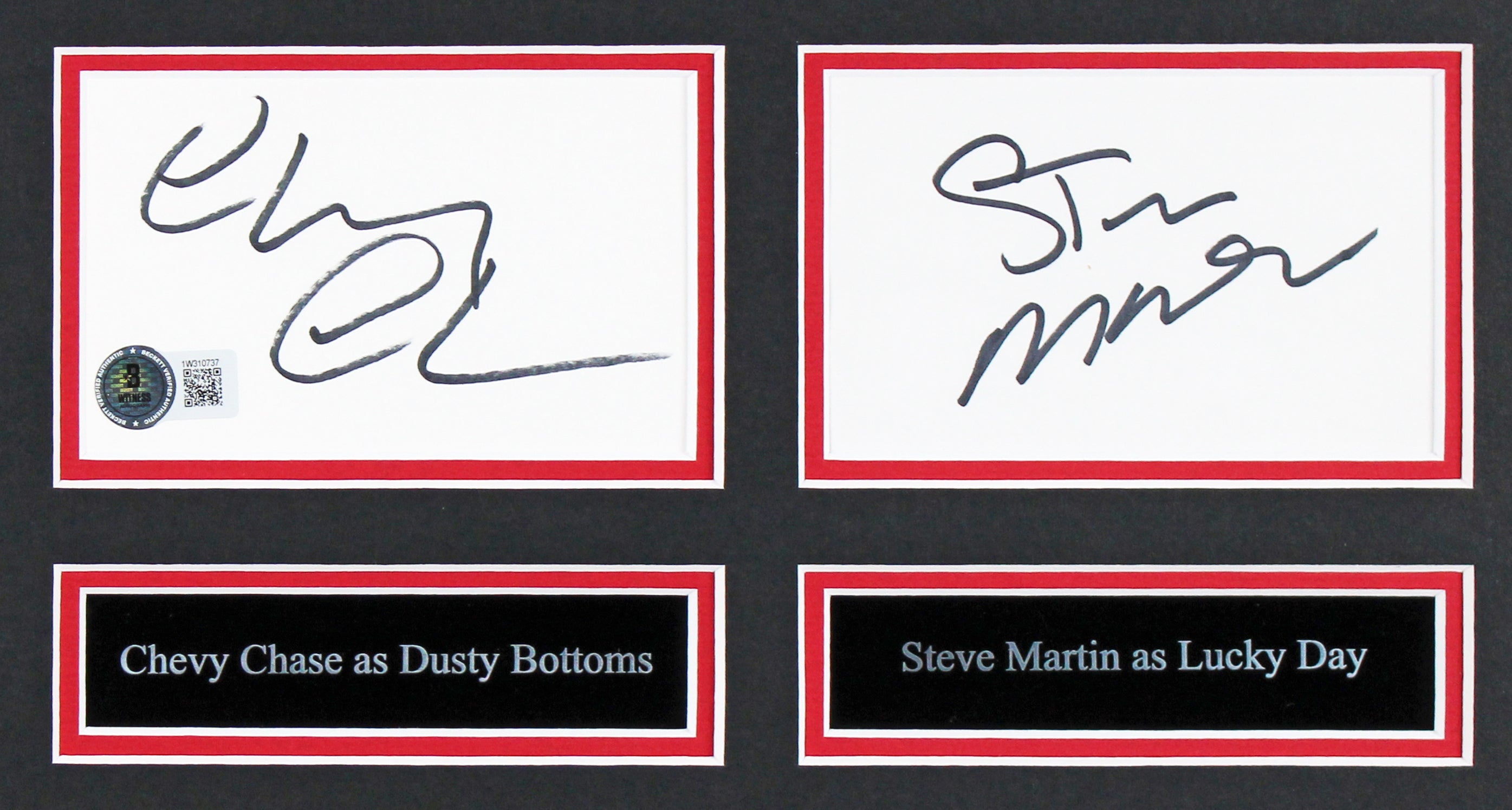 Three Amigos! (4) Chase, Martin, Short & Aran Signed Framed Display BAS
