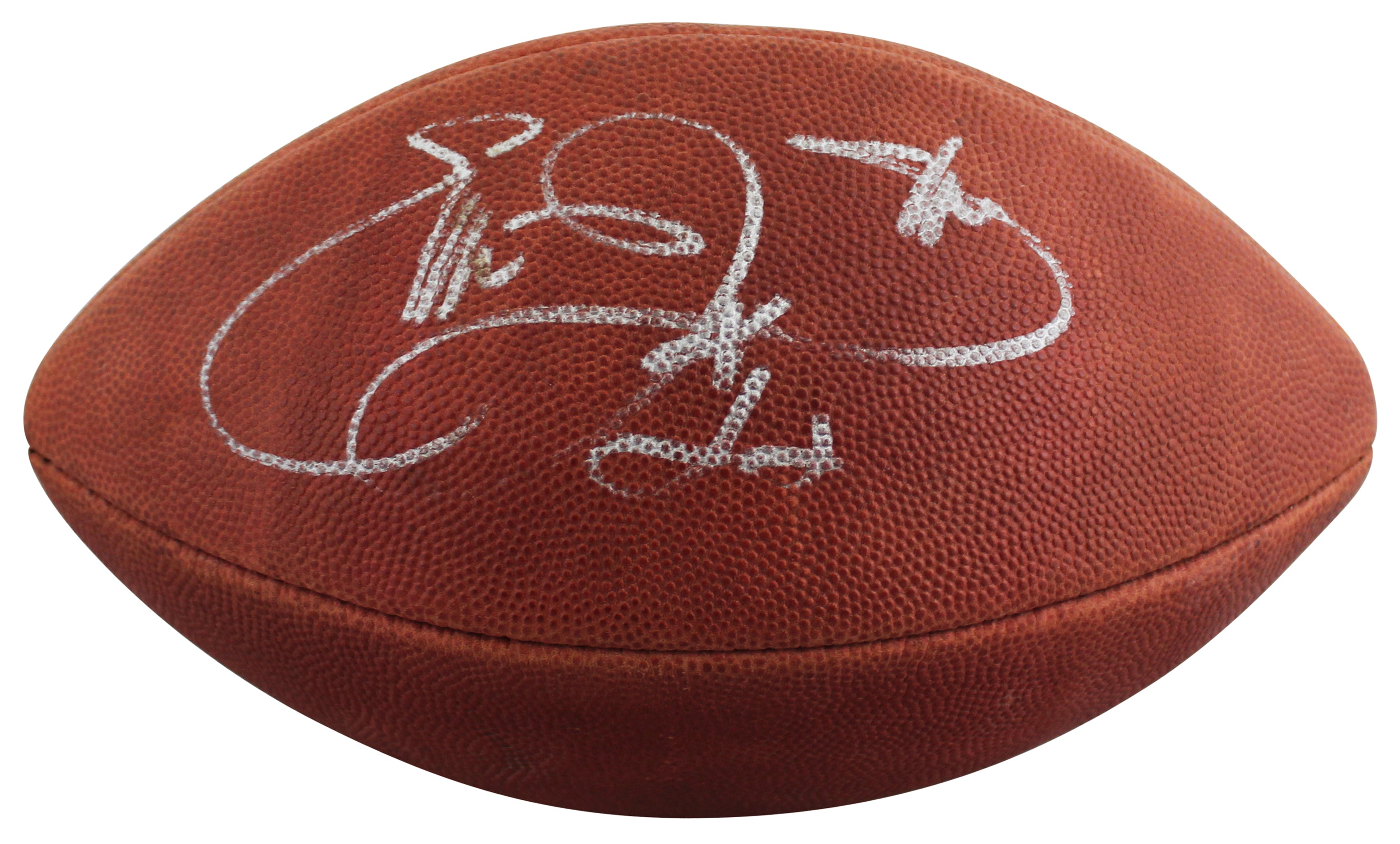 Cowboys Emmitt Smith Signed Official Wilson Football w/ Vintage Sig BAS #BS17529