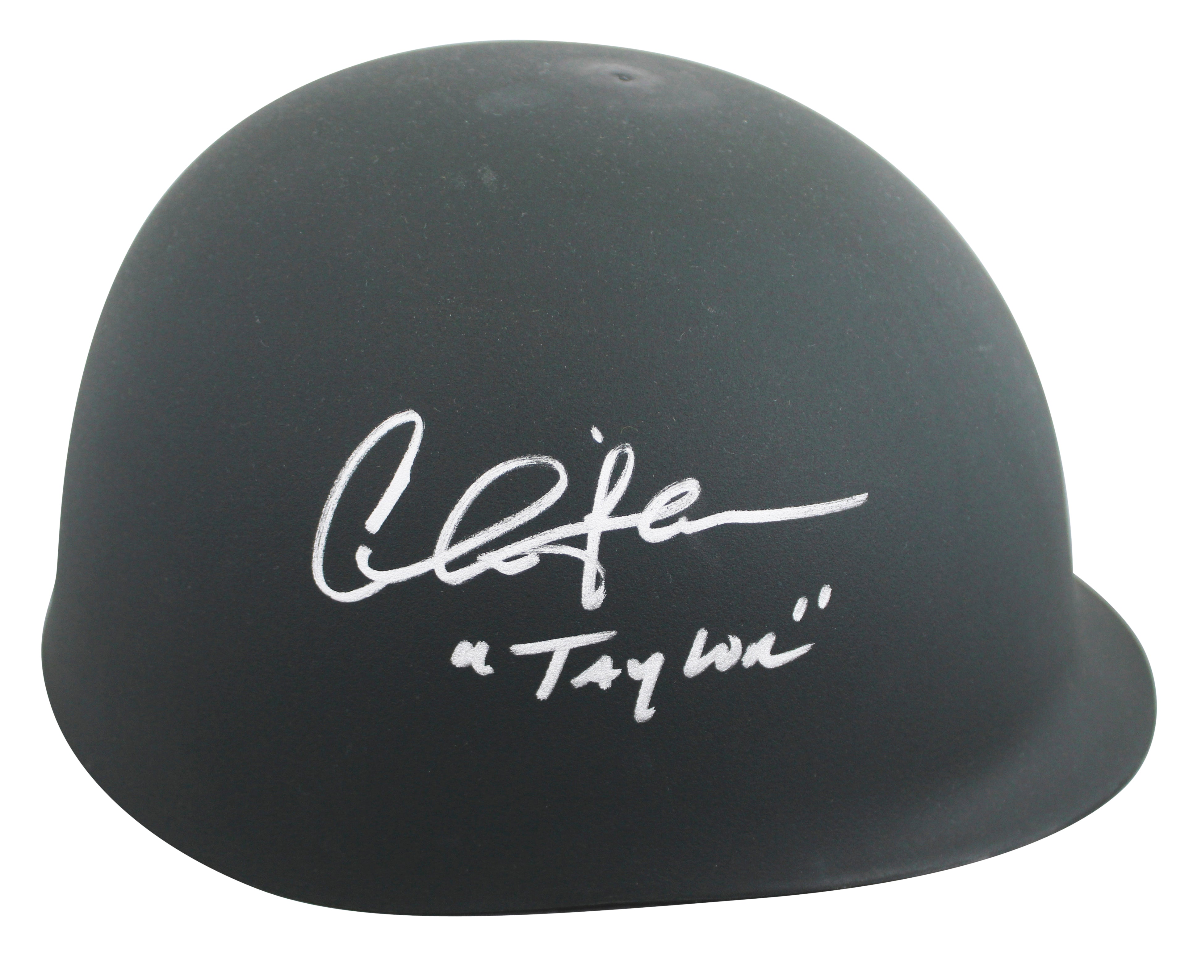 Charlie Sheen Platoon "Taylor" Authentic Signed Army Rep Helmet BAS W #1W008507