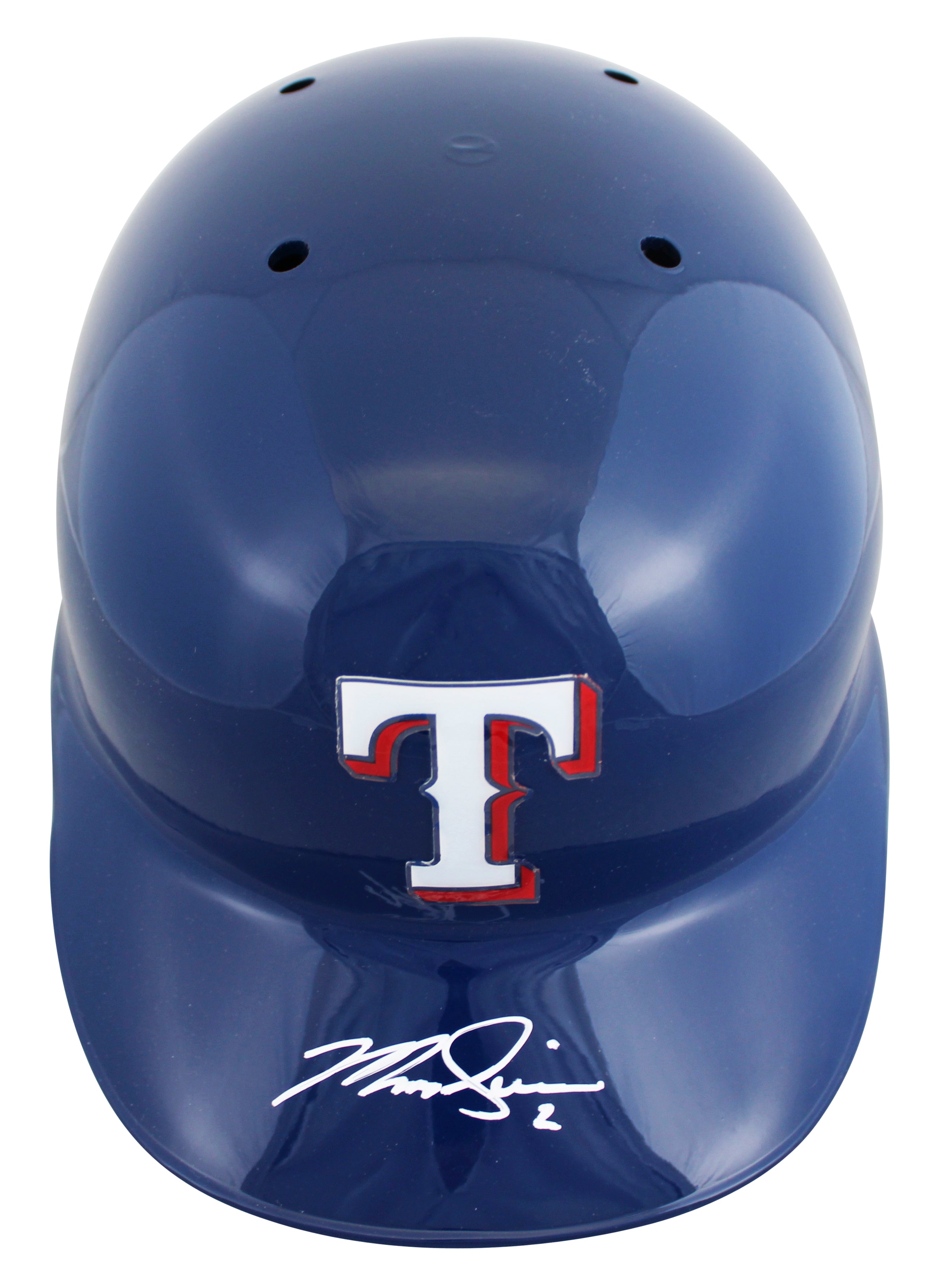 Rangers Marcus Semien Signed Full Size Authentic Batting Helmet BAS W #1W197395