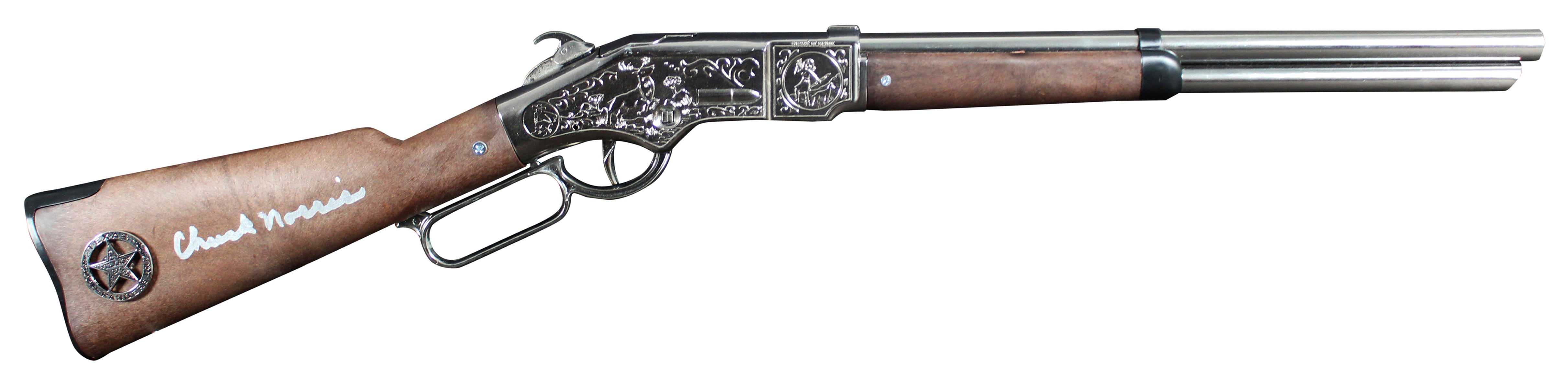Chuck Norris Walker, Texas Ranger Authentic Signed Prop Gun JSA Wit #WA534743