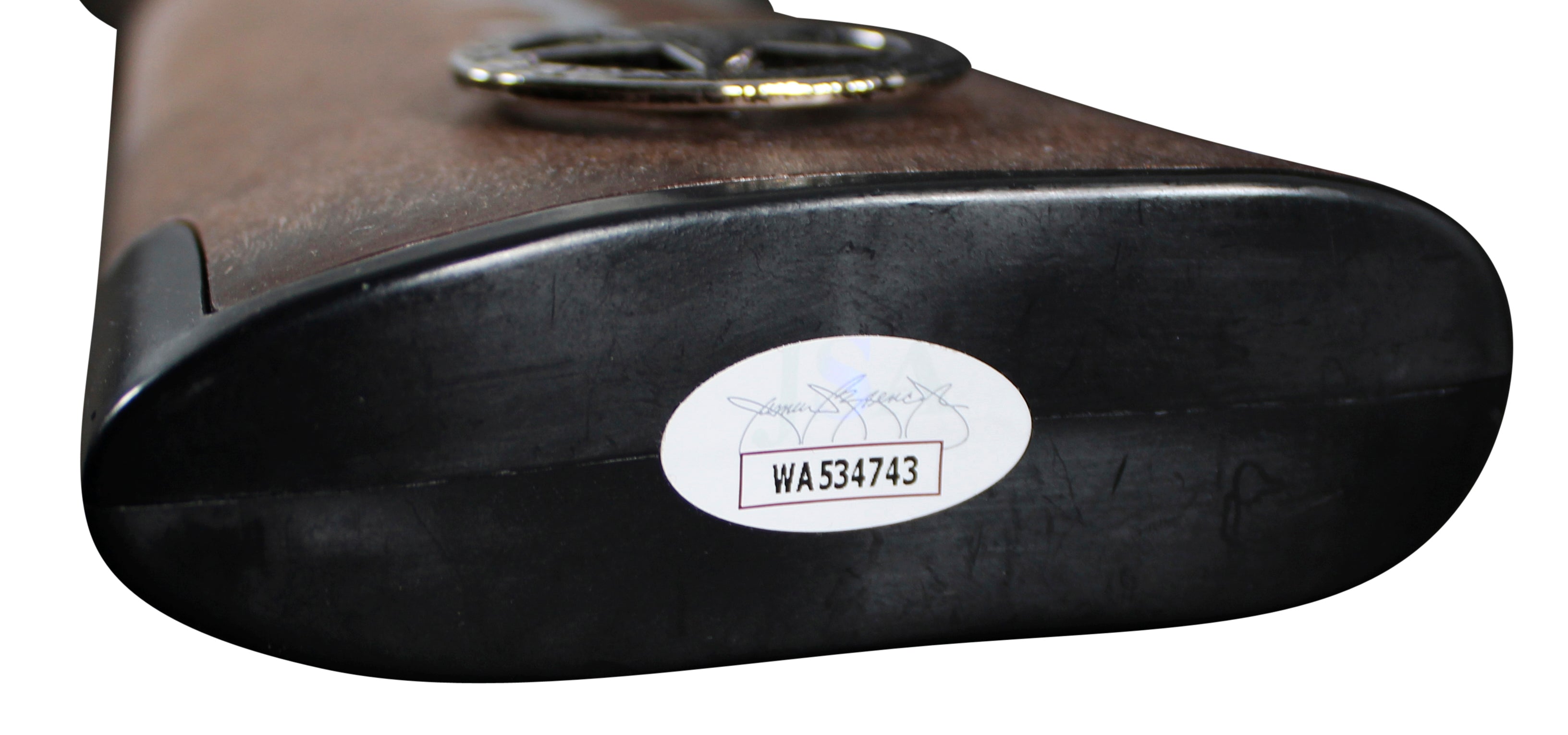 Chuck Norris Walker, Texas Ranger Authentic Signed Prop Gun JSA Wit #WA534743