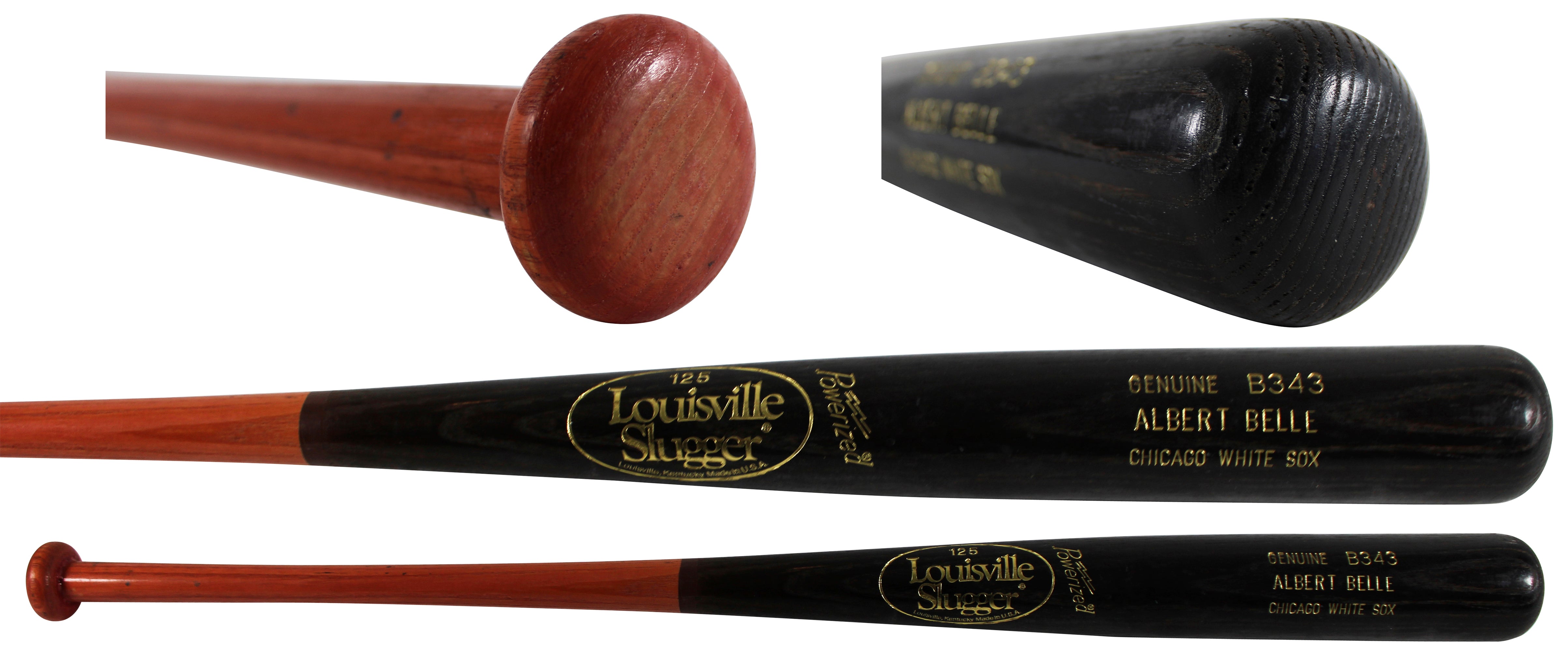 White Sox Albert Belle Louisville Slugger Player Model Baseball Bat Un-signed