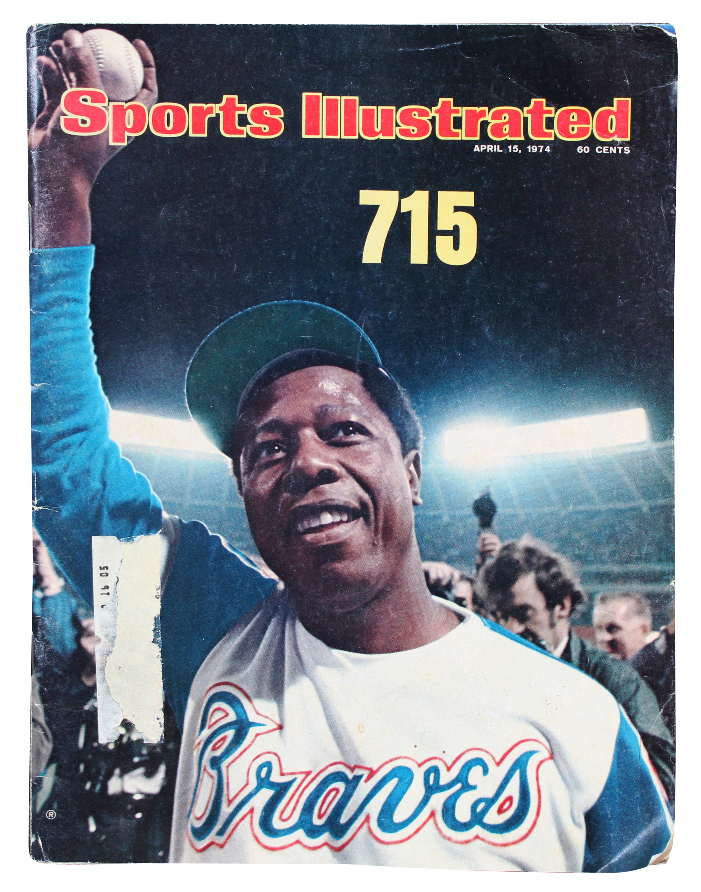 Hank Aaron April 15, 1974 Sports Illustrated Magazine Un-signed