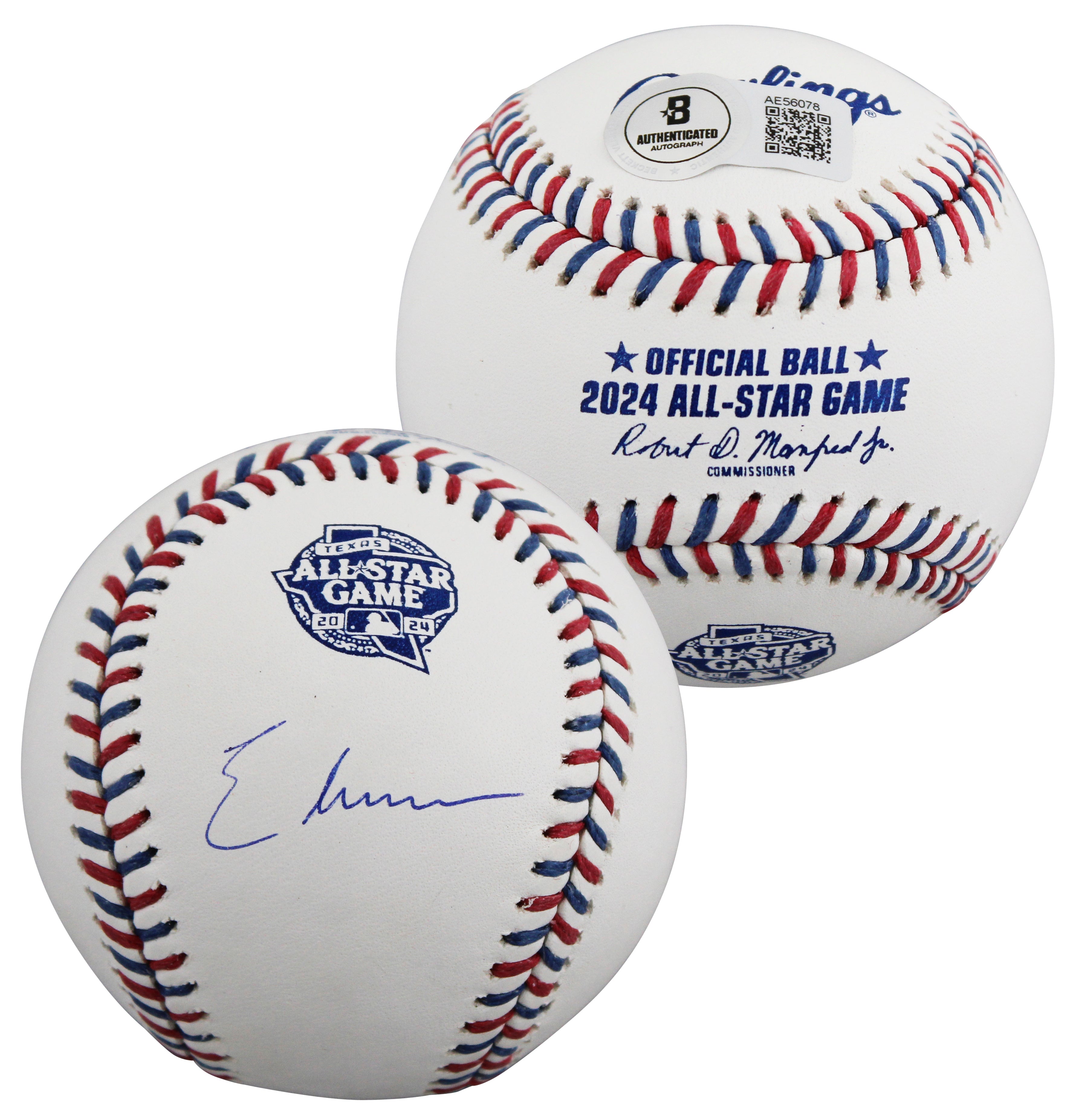 Reds Elly De La Cruz Authentic Signed 2024 All-Star Logo Baseball BAS #AE56078