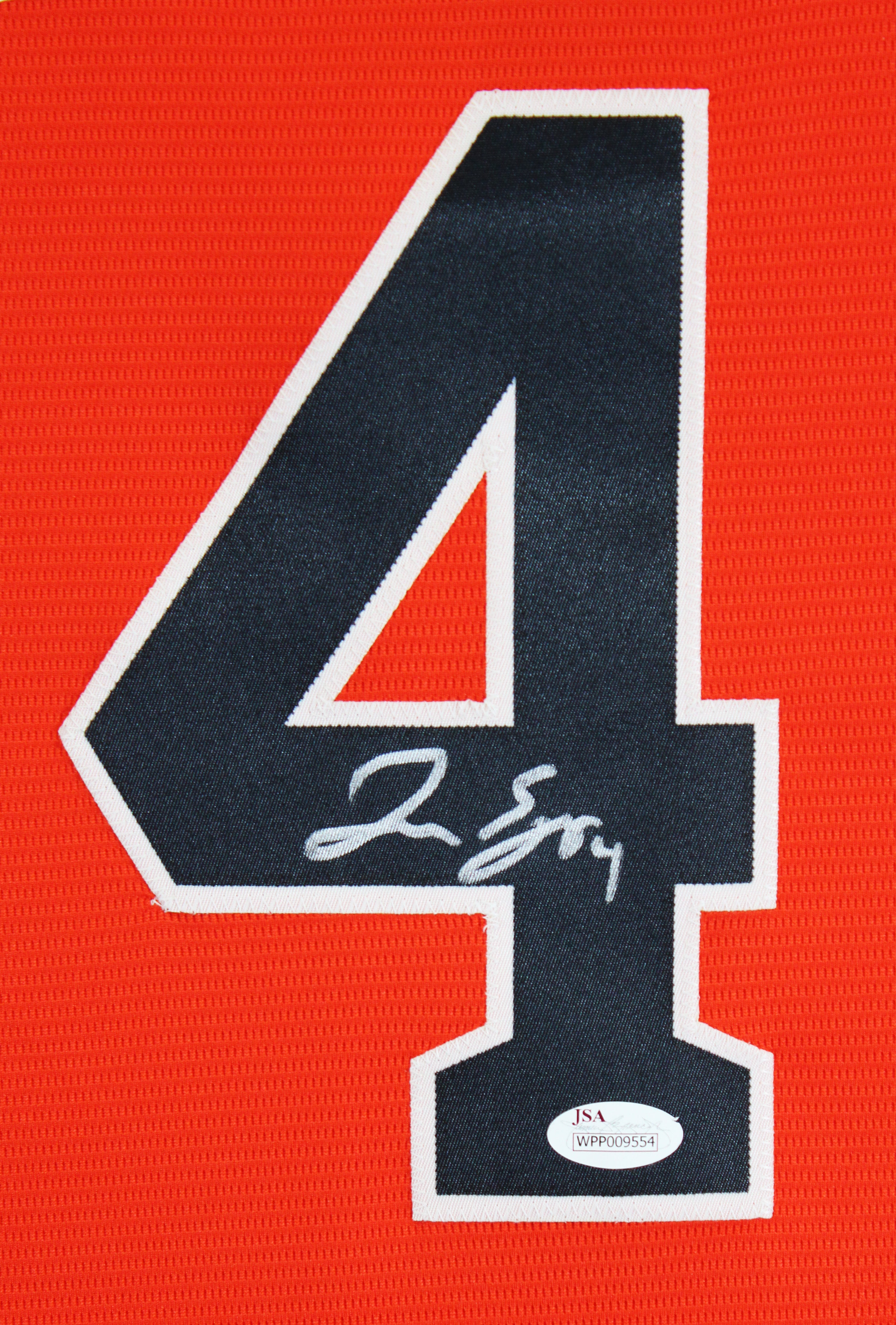 Astros George Springer Signed Orange Majestic Cool Base Jersey JSA #WPP009554