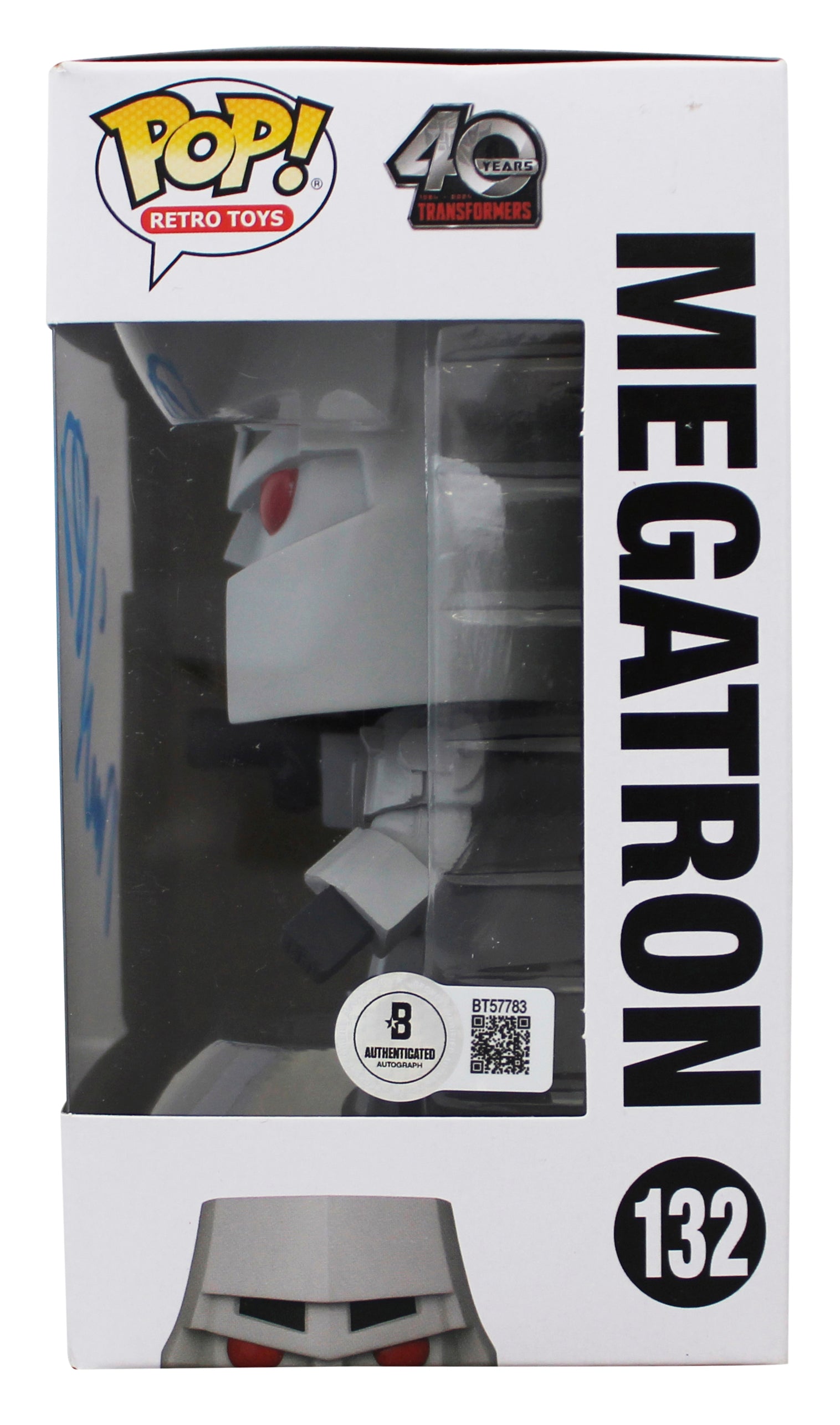Michael Bay Transformers Signed Megatron #132 Funko Pop Figure BAS #BT57783