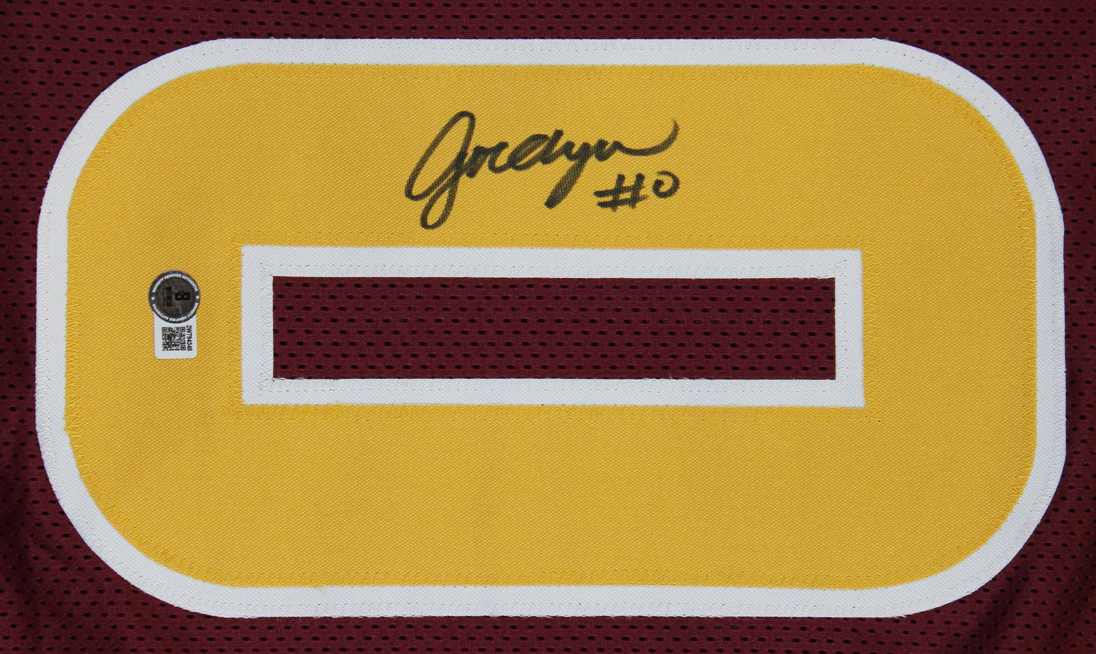 Arizona State Jordyn Tyson Authentic Signed Maroon Pro Style Jersey BAS Witness