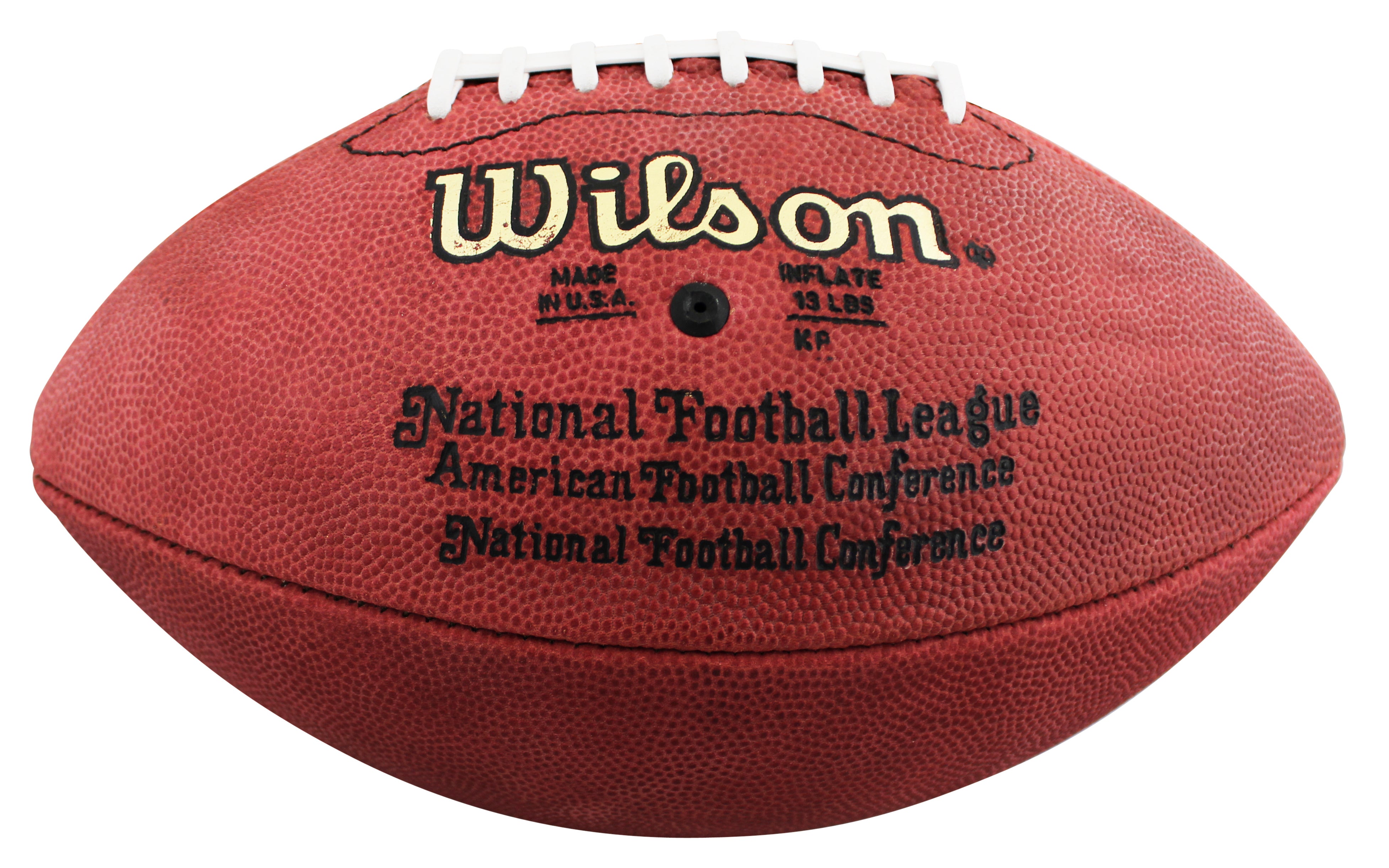 Raiders Marcus Allen Authentic Signed Wilson Official Nfl Football BAS #BV70236