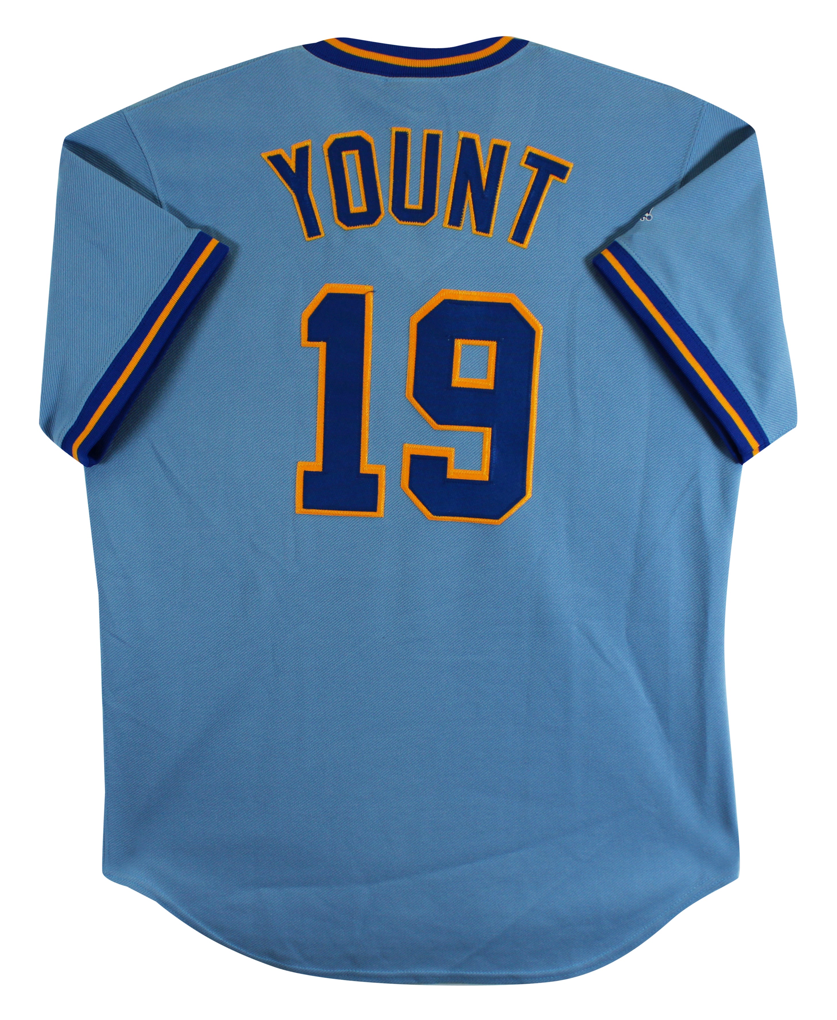 Brewers Robin Yount "HOF 99" Signed Blue Majestic CC Jersey PSA/DNA #L33415