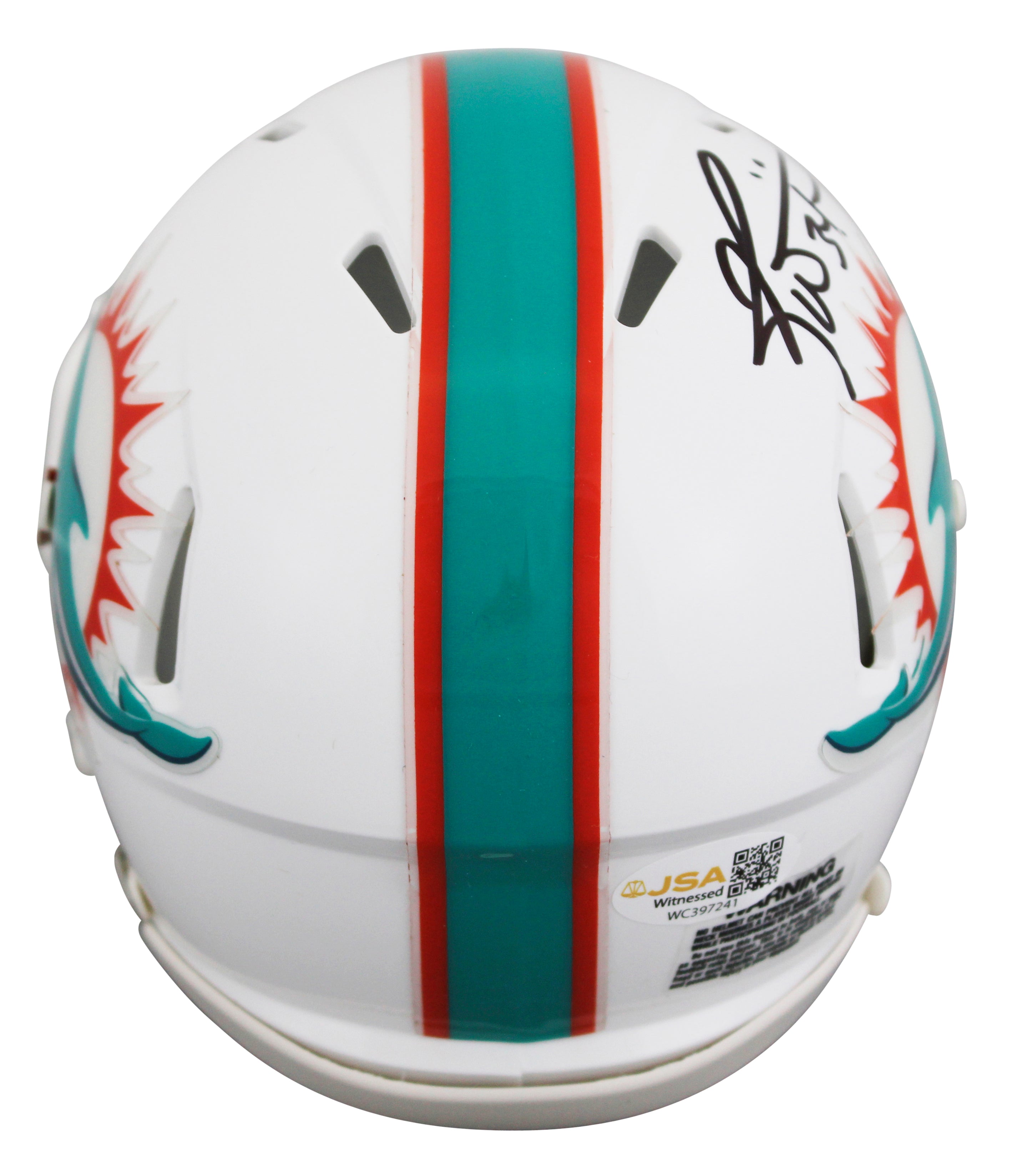 Dolphins Ricky Williams Authentic Signed Speed Mini Helmet W/ Case JSA Witness