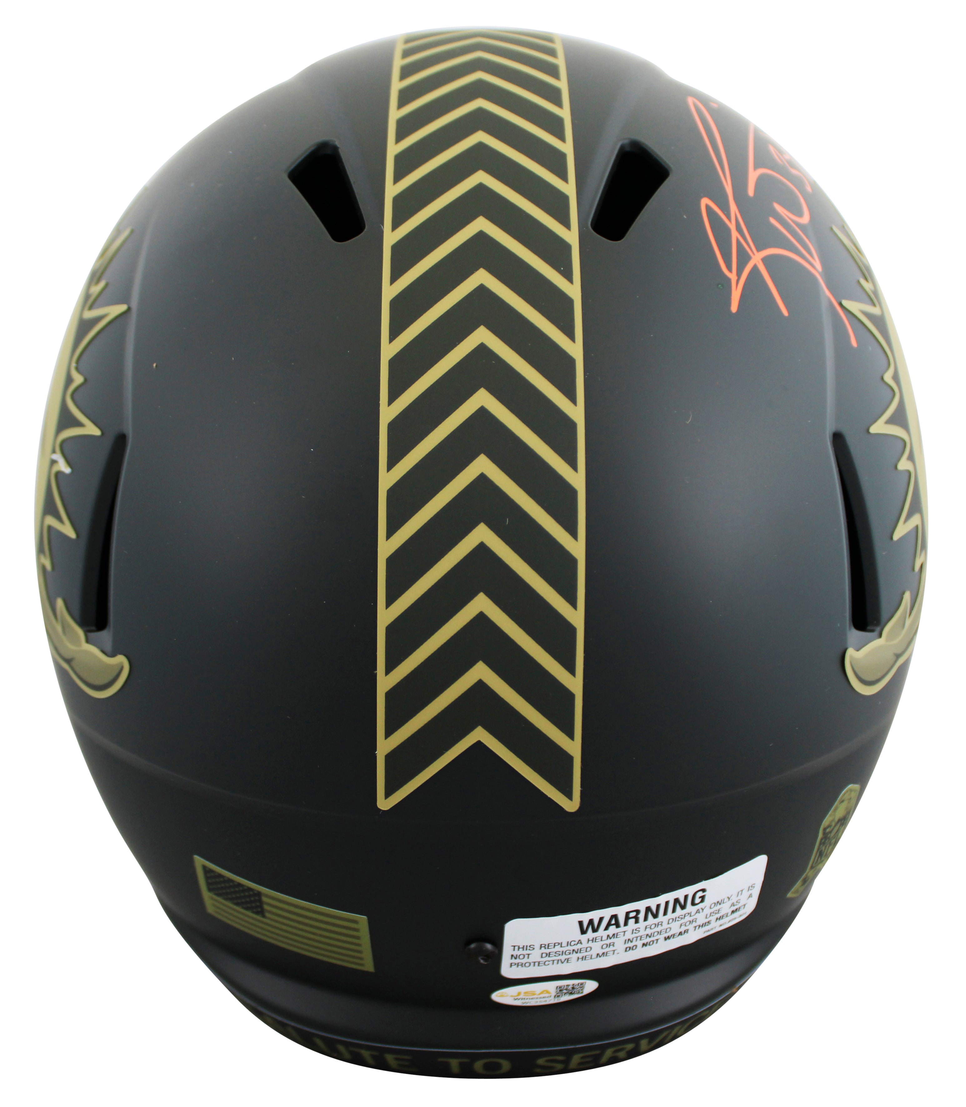 Dolphins Ricky Williams "SWE" Signed STS IV F/S Speed Rep Helmet W/ Case JSA Wit