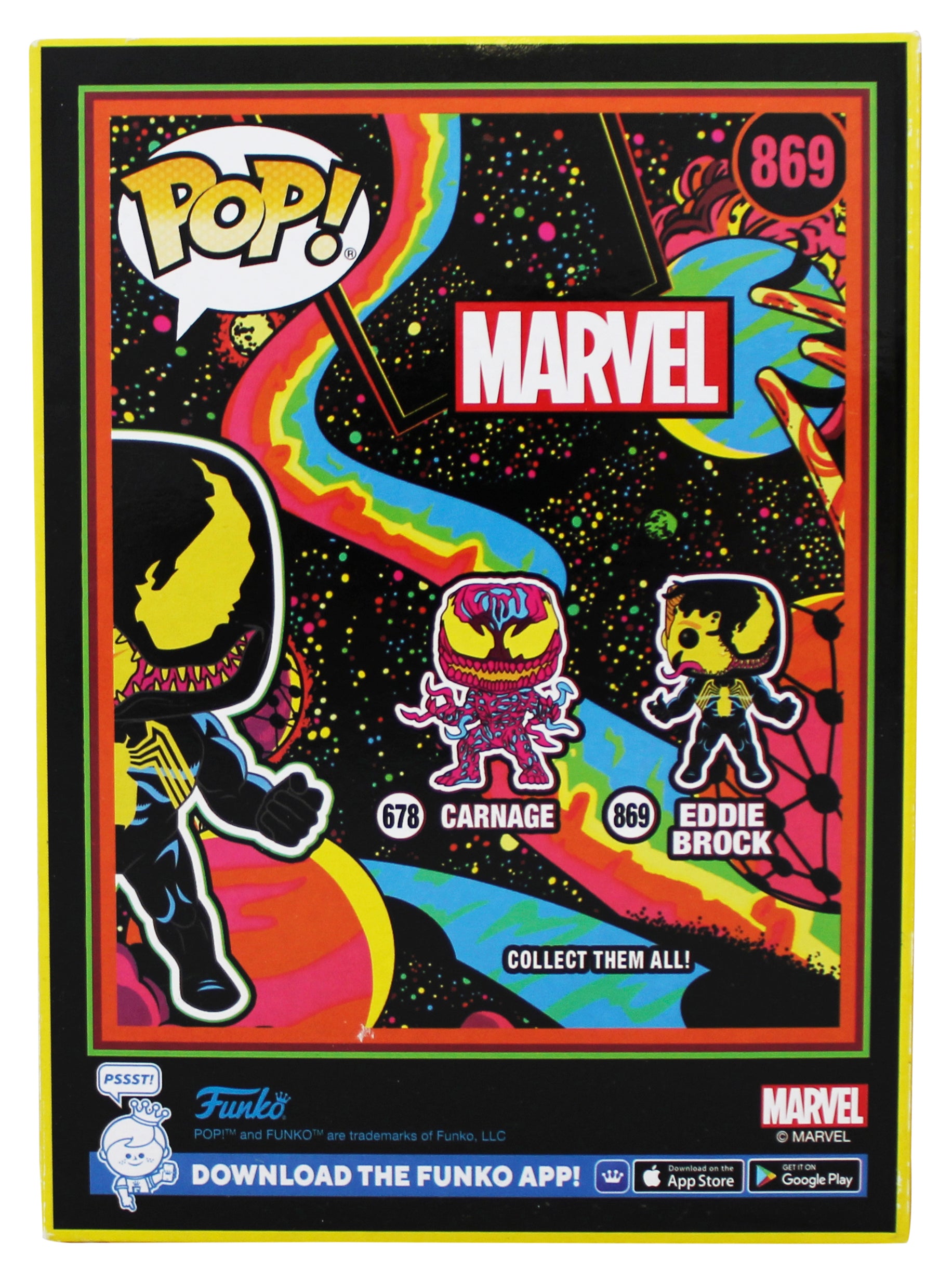 Tom Hardy Venom Signed Eddie Brock #869 Funko Pop Vinyl Figure BAS #BT57787