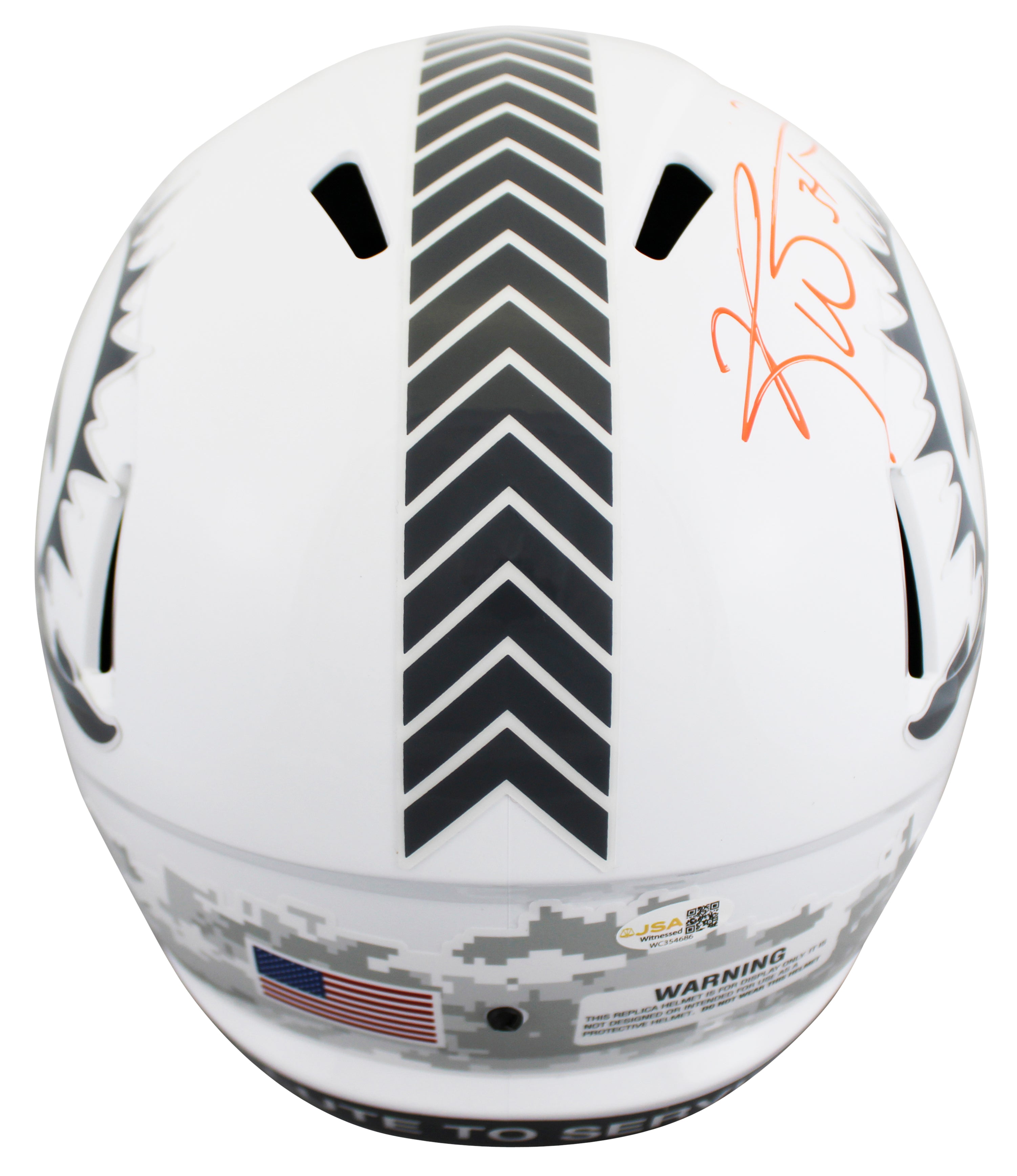 Dolphins Ricky Williams "SWE" Signed STS III F/S Speed Rep Helmet W/ Case JSA W