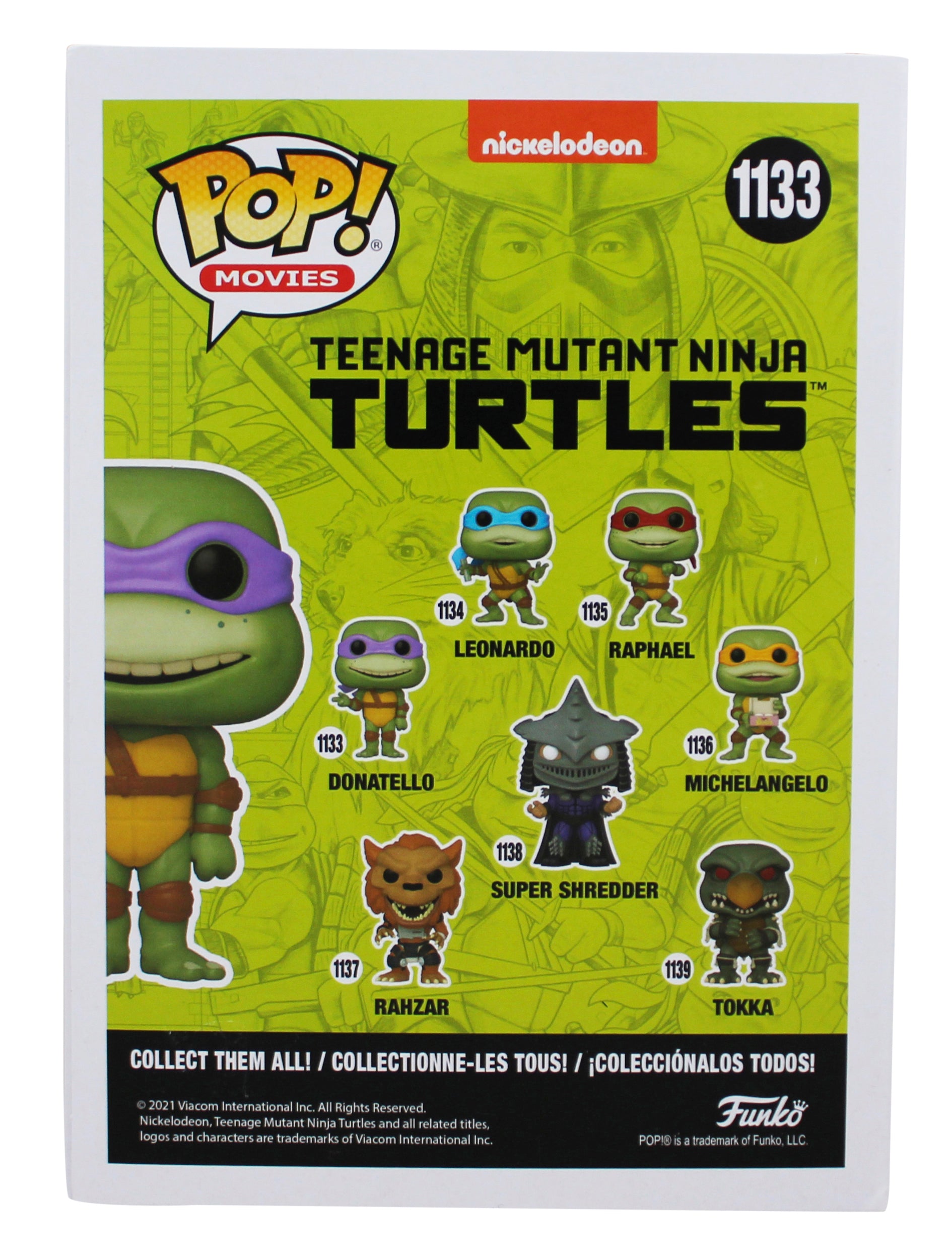 Kevin Eastman TMNT Signed Donatello #1133 Funko Pop Figure w Sketch BAS #BT57766