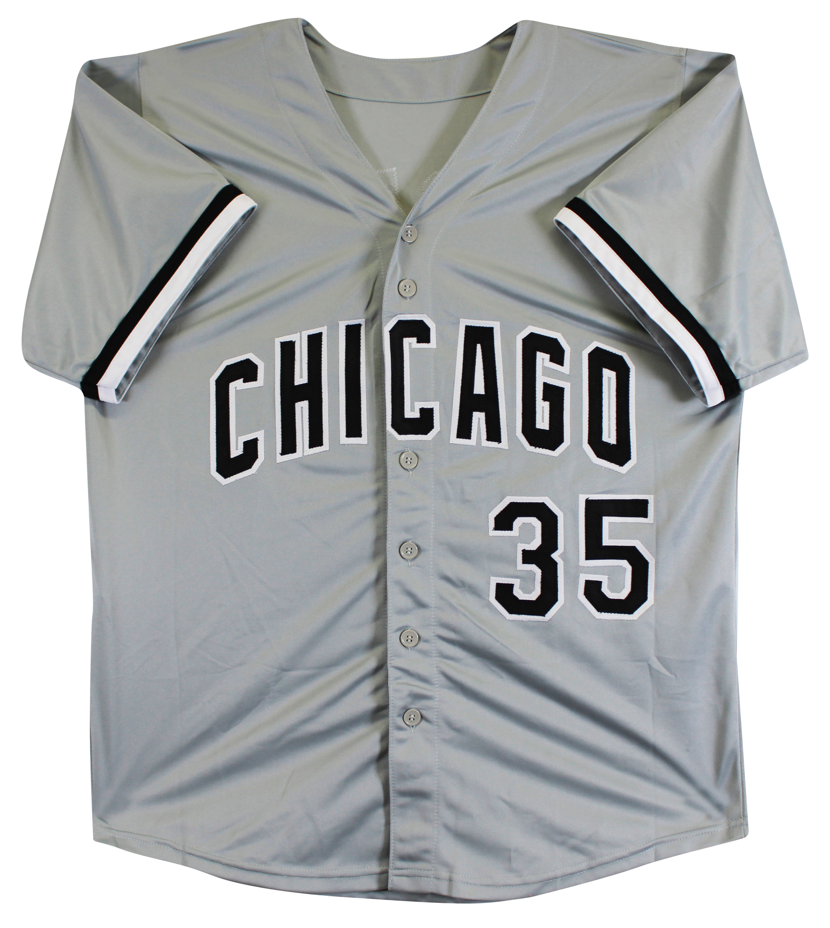 Frank Thomas Authentic Signed Grey Pro Style Jersey Autographed BAS Witnessed 2