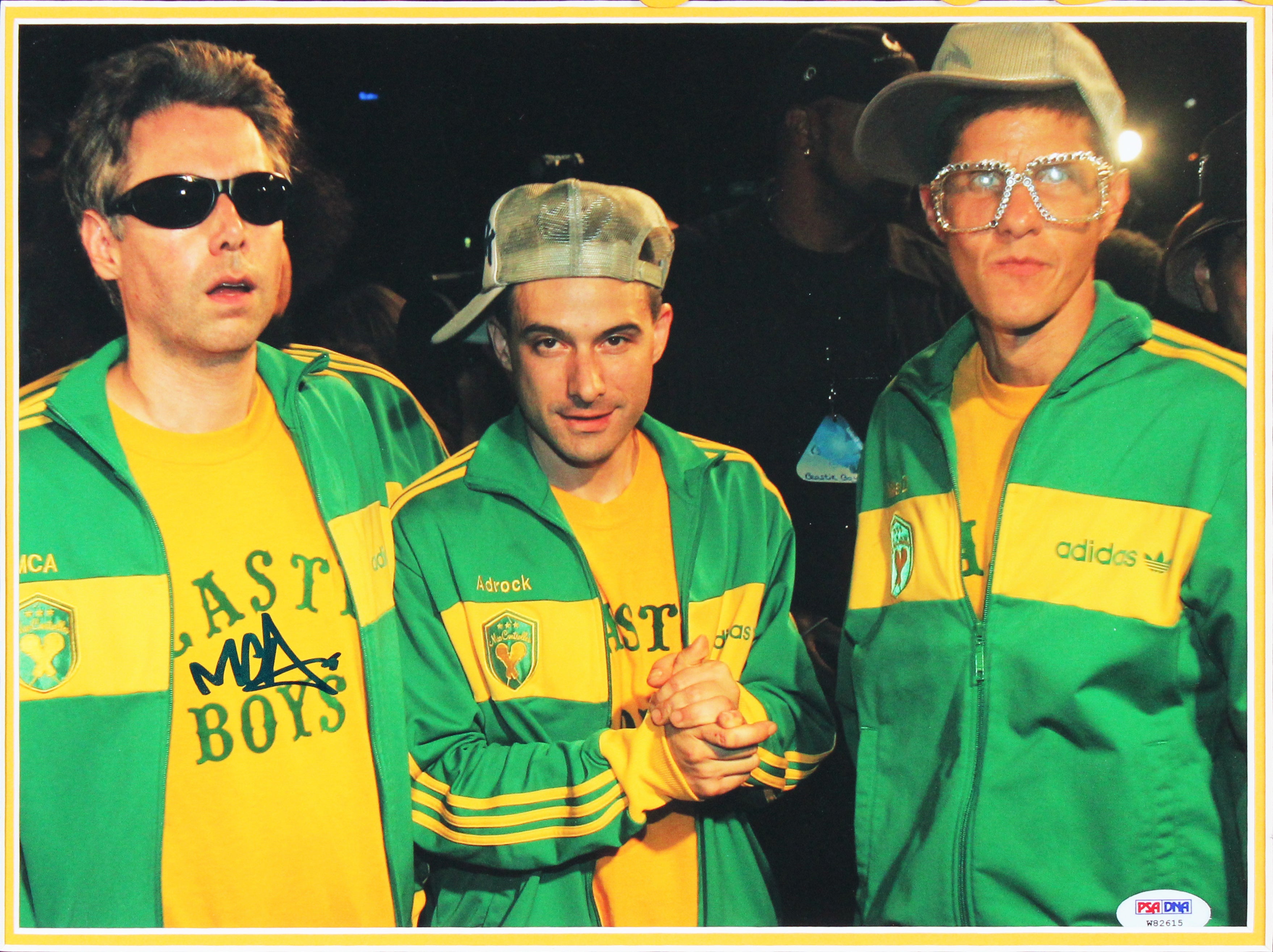 The Beastie Boys (3) MCA, Ad-Rock & Mike D Signed Framed Photo Display BAS PSA