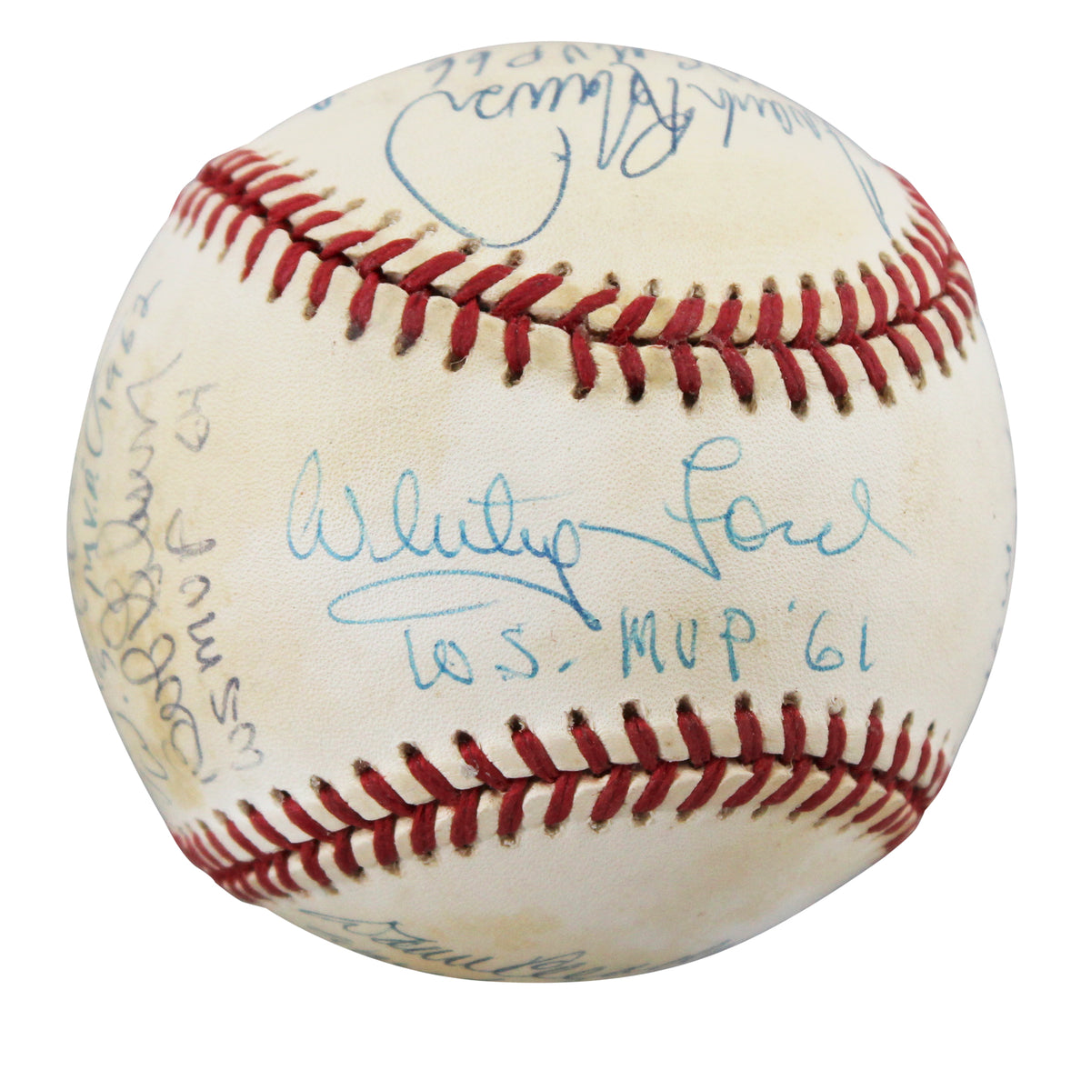 WS MVPs (8) Koufax, Gibson, Robinson +5 Signed ONL Baseball JSA #ZZ33602