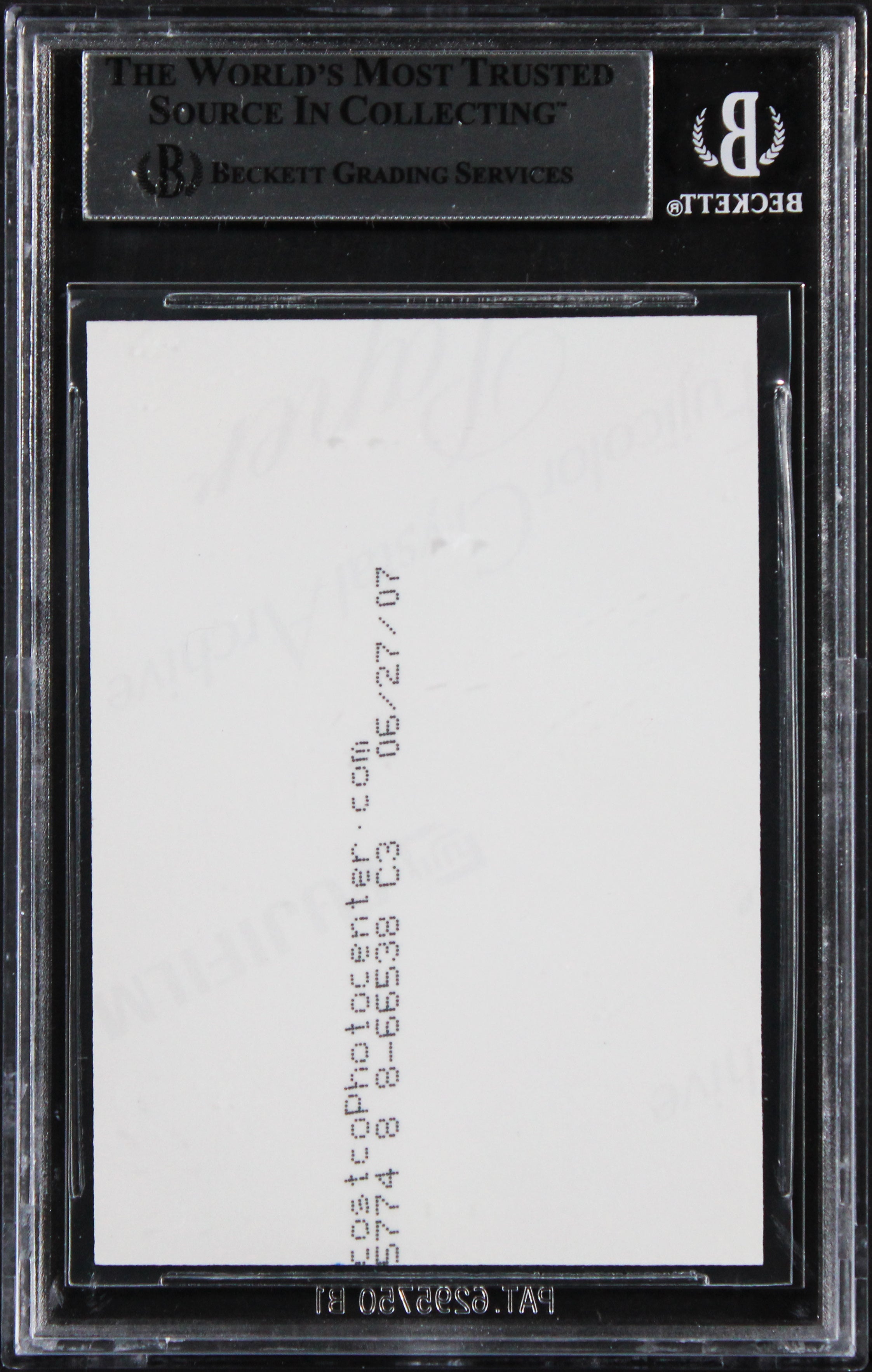 Al Lampert Star Wars Authentic Signed Custom Trading Card BAS Slabbed