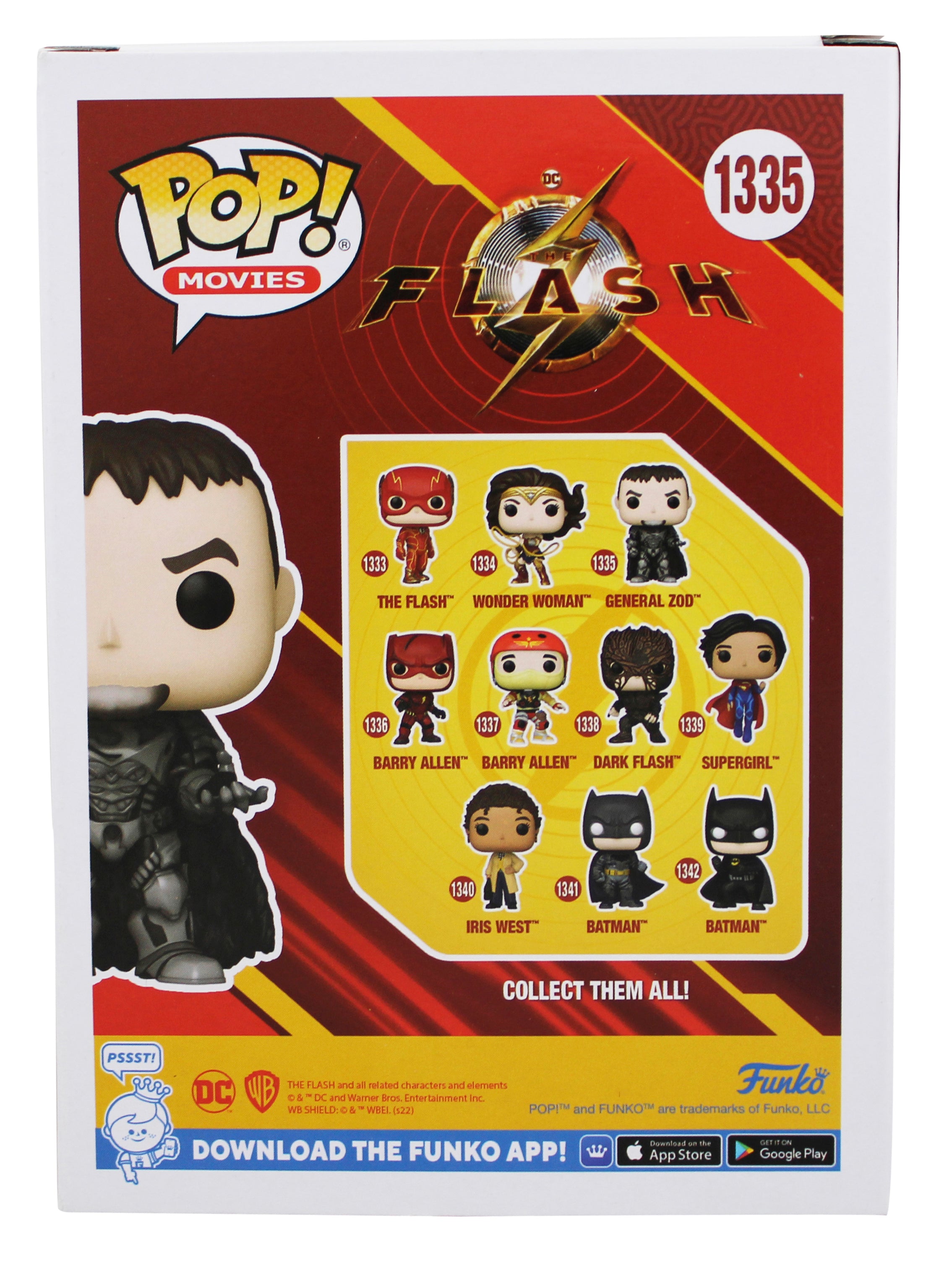 Michael Shannon The Flash Signed General Zod #1335 Funko Pop Figure BAS #BT57761