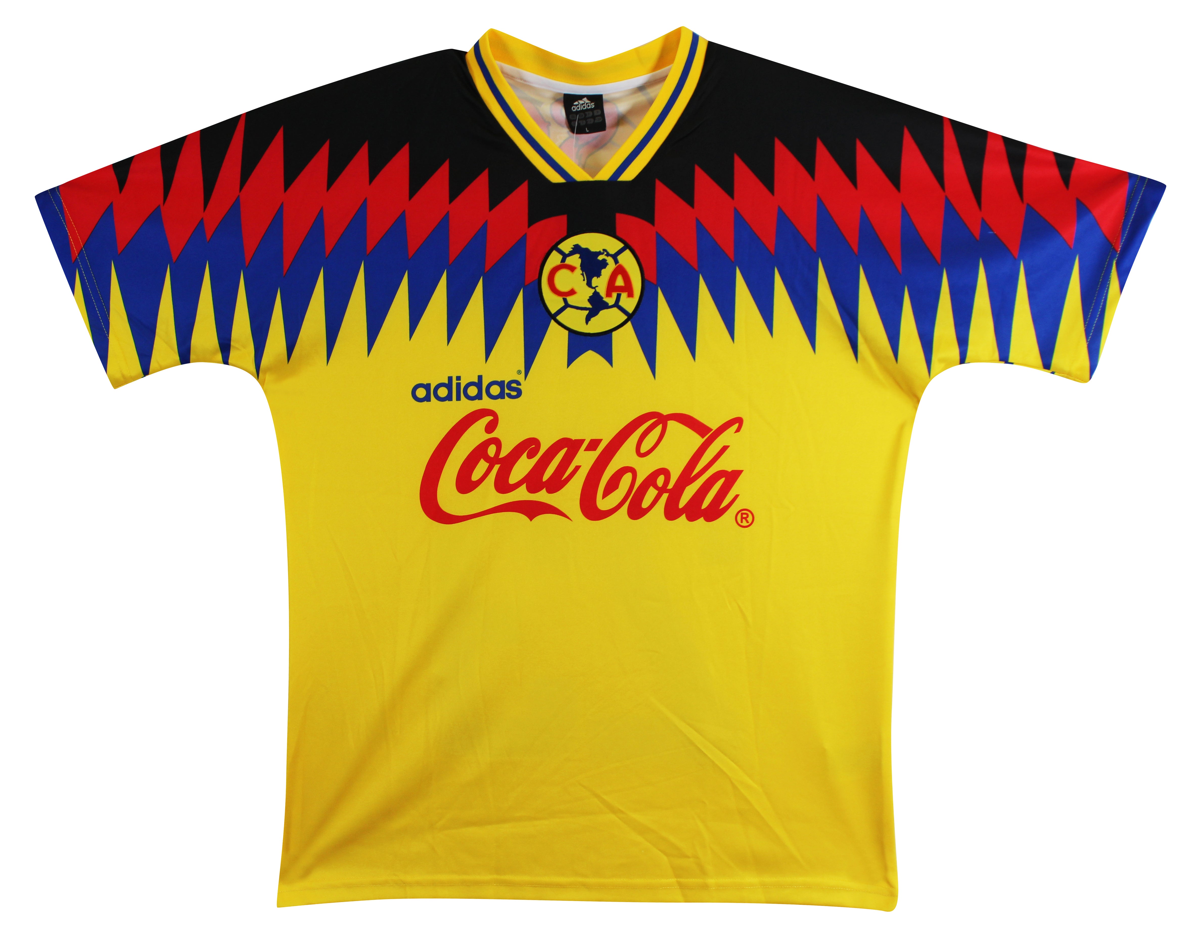 Club America Cuauhtemoc Blanco Signed Yellow Adidas Jersey JSA #WB665597