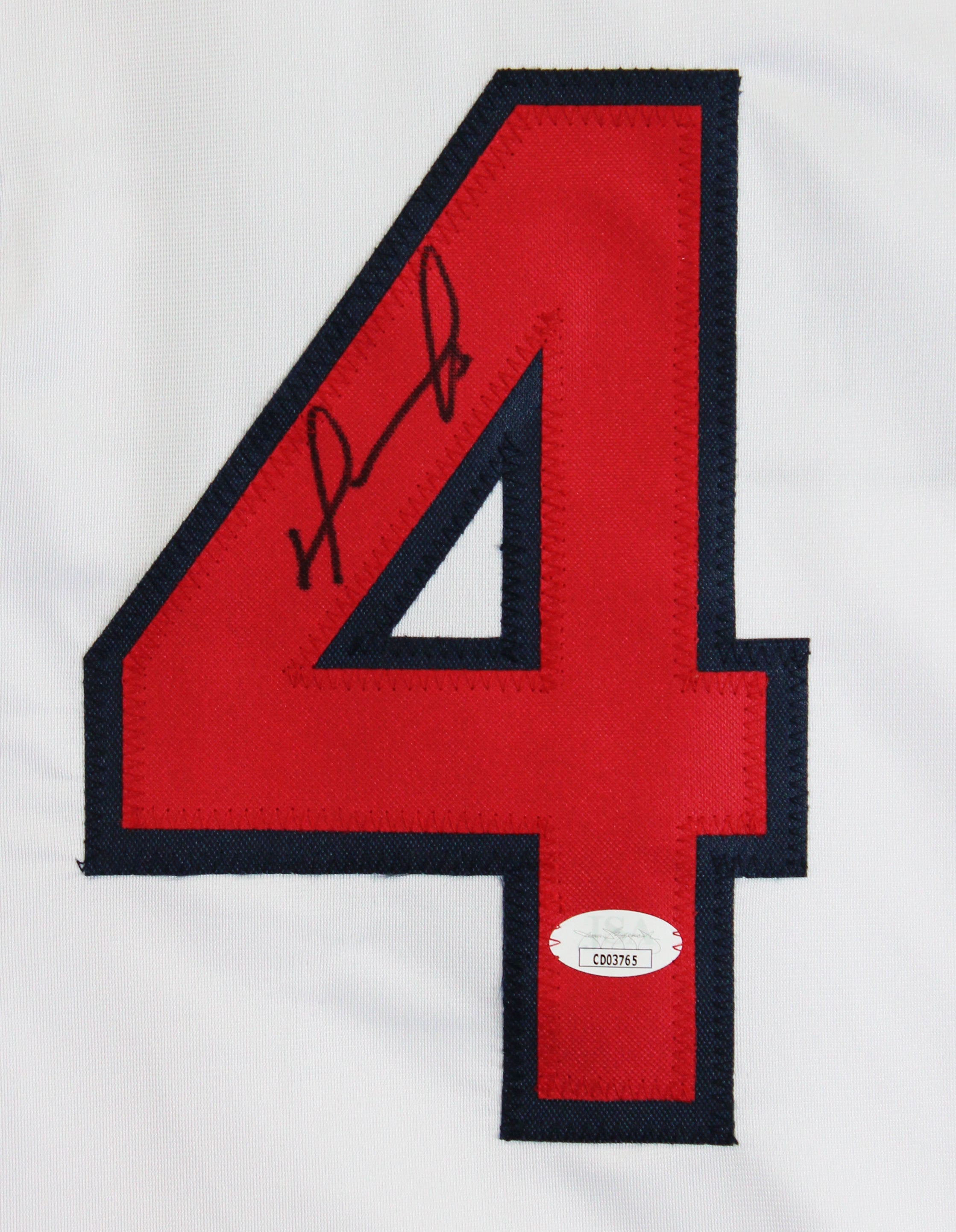 David Ortiz Authentic Signed White Pro Style Framed Jersey Autographed JSA