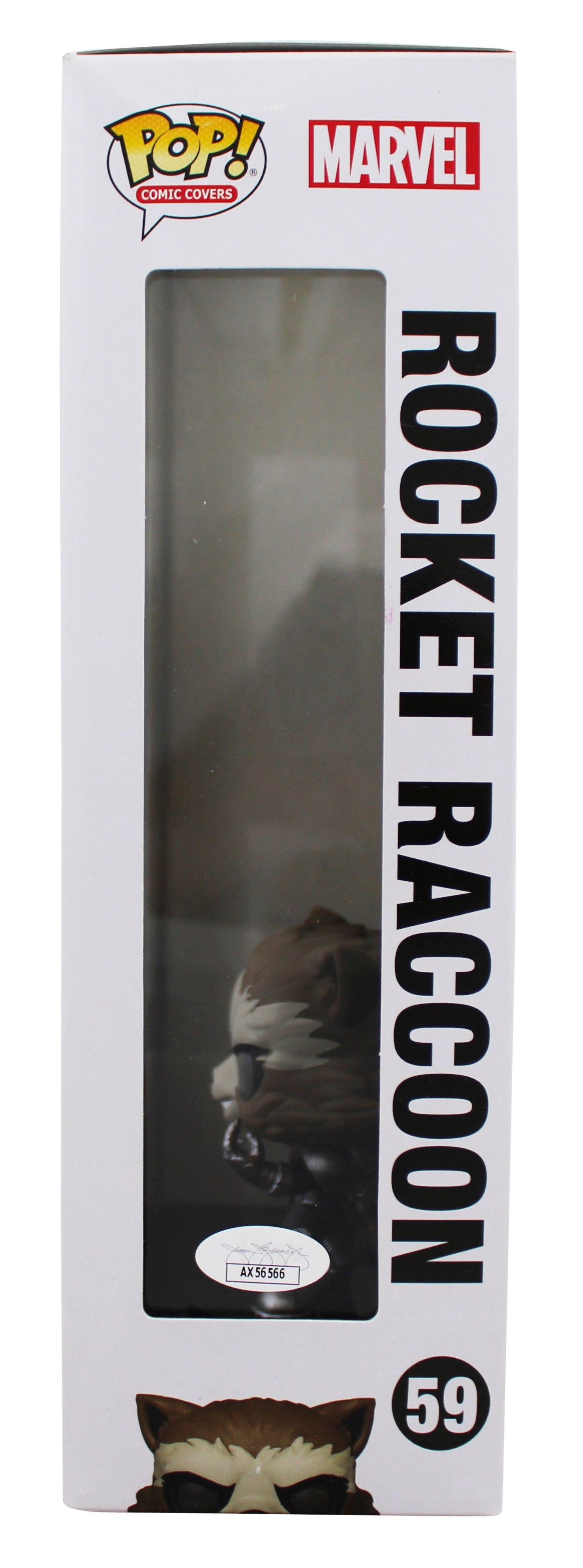 Bradley Cooper Guardians of the Galaxy Signed #59 Large Funko Pop Figure JSA