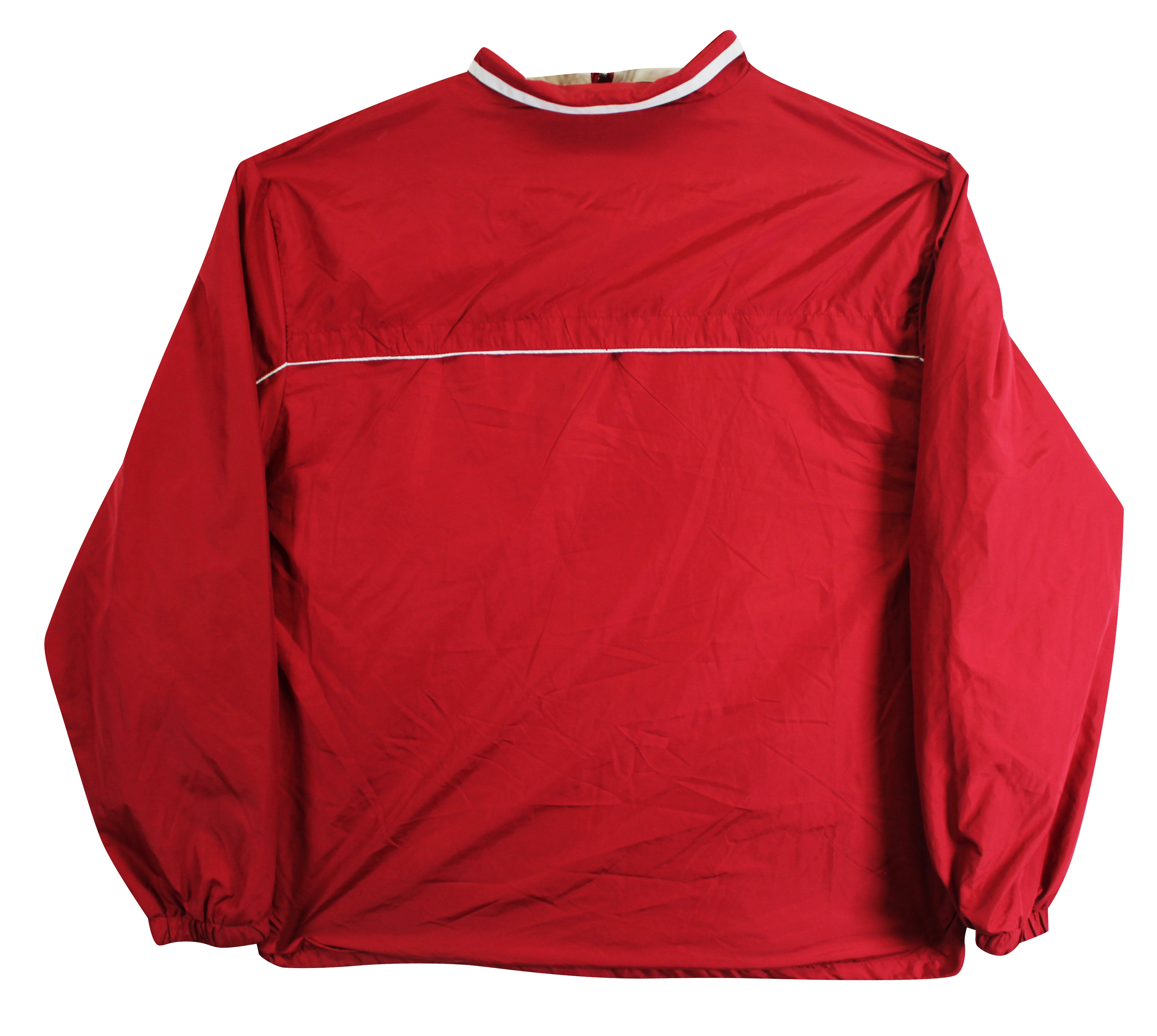 Oklahoma Bob Stoops Authentic Signed Maroon Windbreaker BAS Witnessed #2W701837