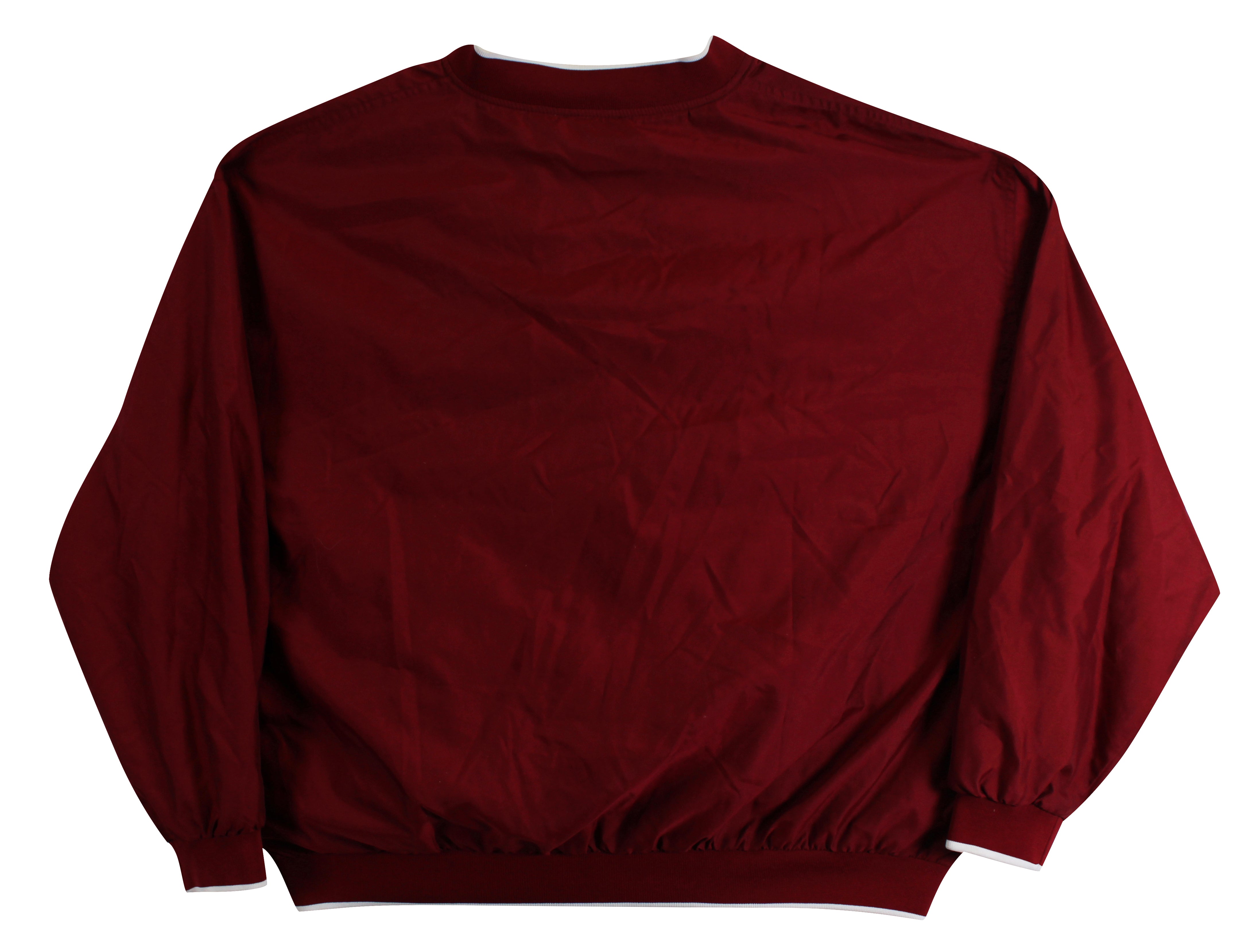Oklahoma Barry Switzer & Bob Stoops Signed Maroon Windbreaker BAS Wit #2W701843