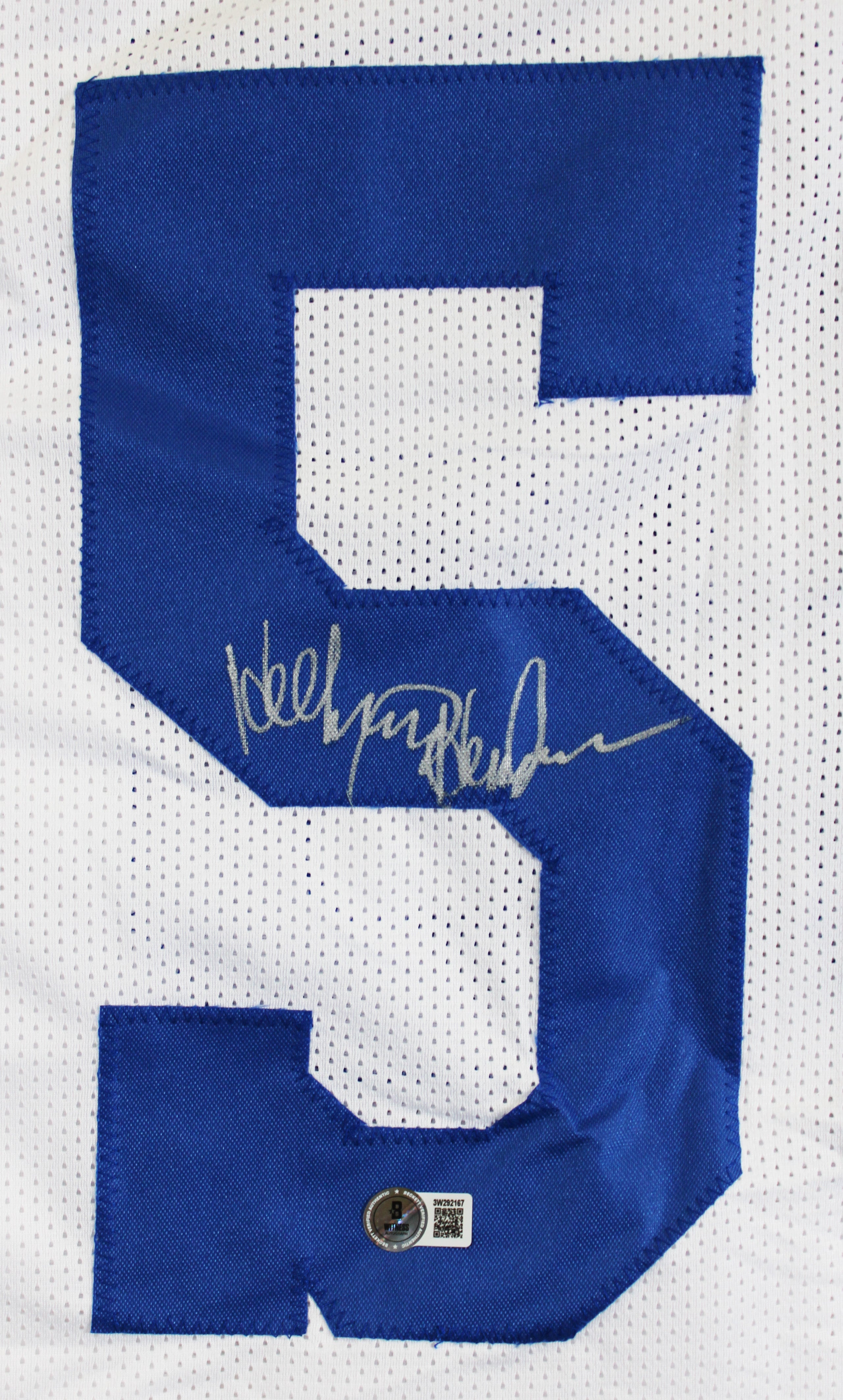 Thomas "Hollywood" Henderson Signed White Pro Style Jersey BAS Witness #3W292167