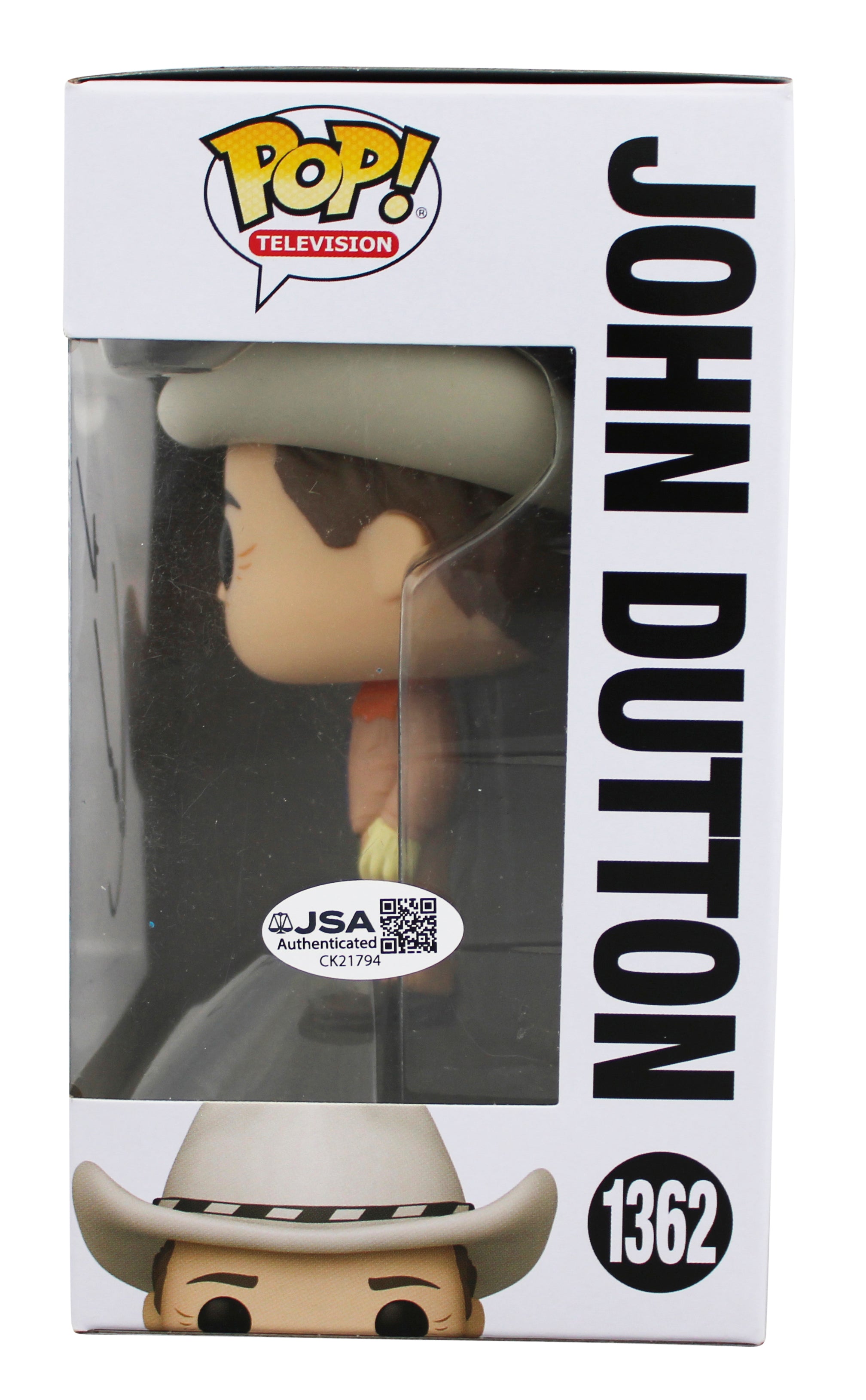 Kevin Costner Yellowstone Signed John Dutton #1362 Funko Pop Figure JSA #CK21794