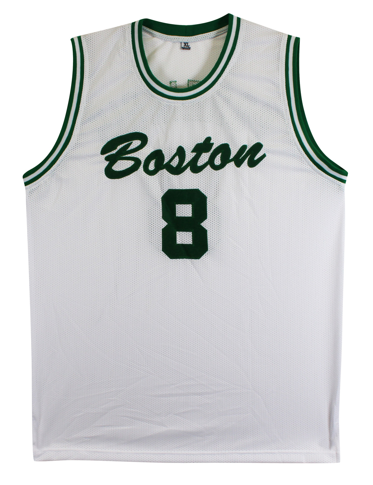 Kristaps Porzingis Signed White Pro Style Jersey BAS Witnessed #2W001909