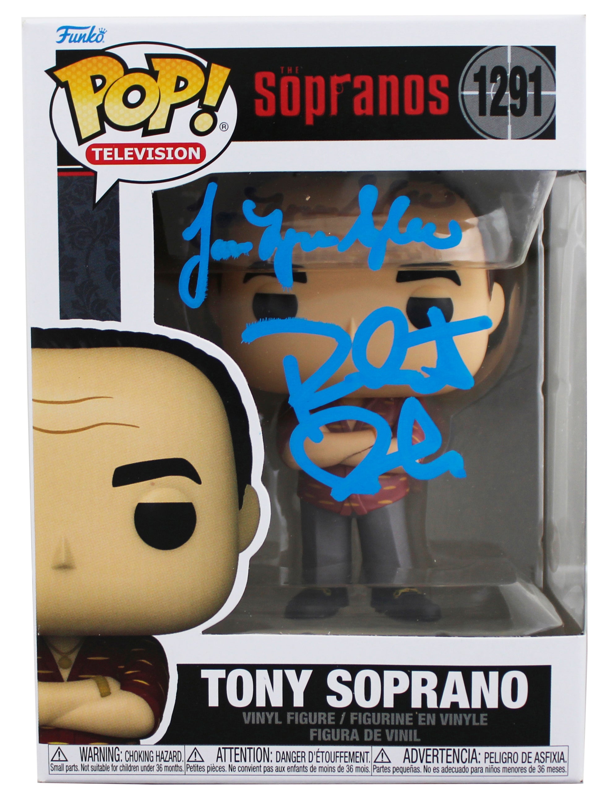 Robert Iler & Jamie-Lynn Sigler Sopranos Signed #1291 Funko Pop Vinyl Figure JSA